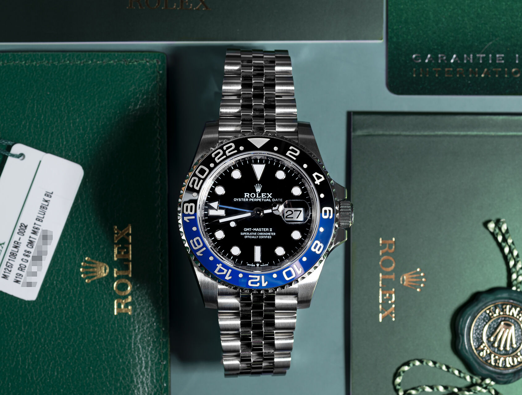 ref 126710BLNR | 126710BLNR - Box & Certificate | Rolex GMT-Master II