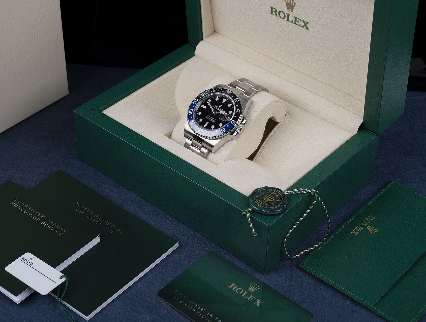 ref 126710BLNR | 126710BLNR - Box & Certificate | Rolex GMT-Master II