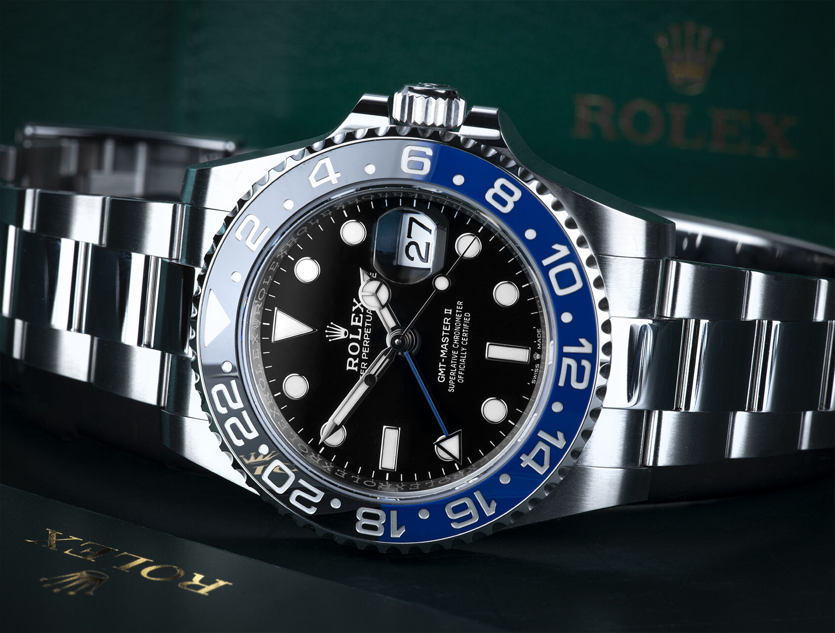 ref 126710BLNR | 126710BLNR - Box & Certificate | Rolex GMT-Master II