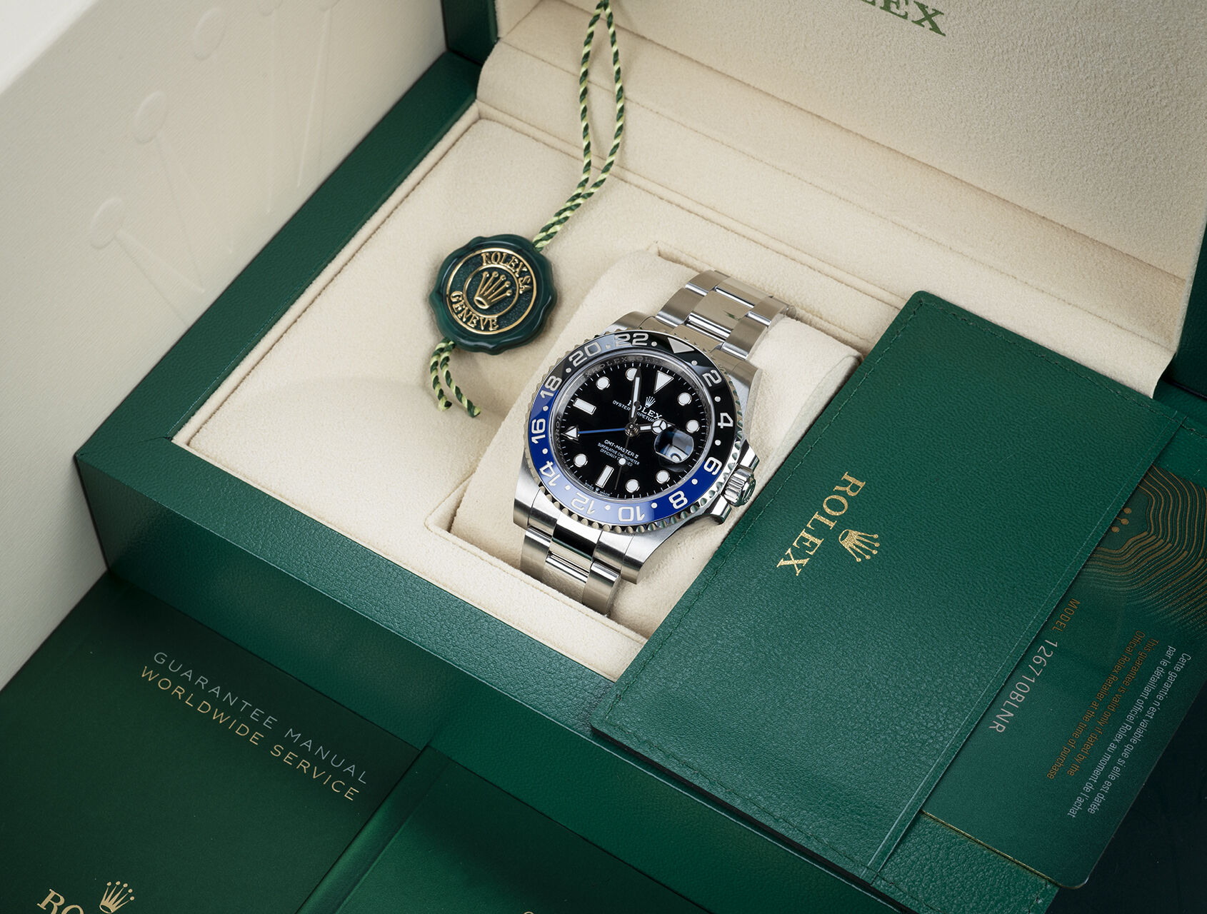 ref 126710BLNR | 126710BLNR - Box & Certificate | Rolex GMT-Master II