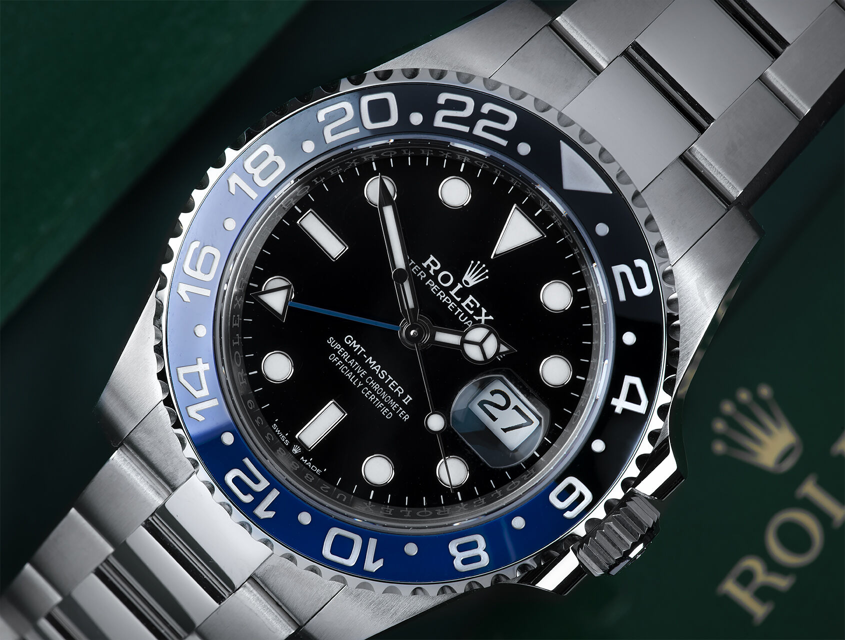 ref 126710BLNR | 126710BLNR - Box & Certificate | Rolex GMT-Master II