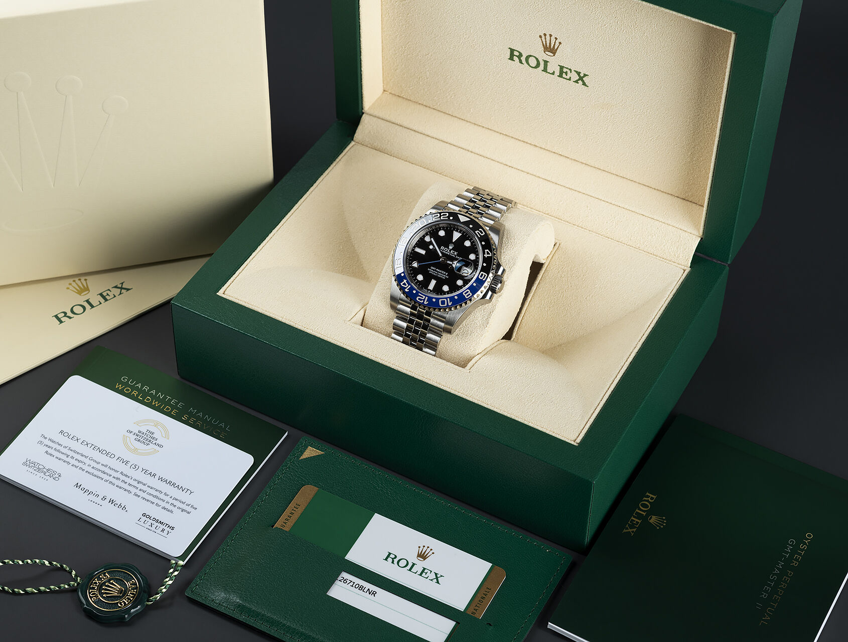 ref 126710BLNR | 126710BLNR - Fully Stickered | Rolex GMT-Master II