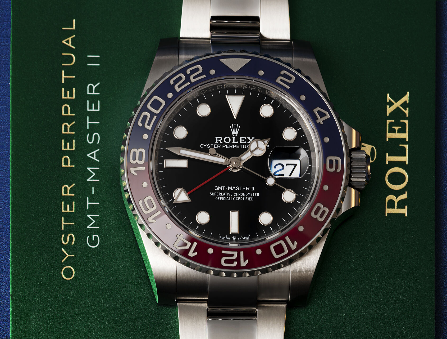 ref 126710BLRO | 126710BLRO - Box & Certificate | Rolex GMT-Master II