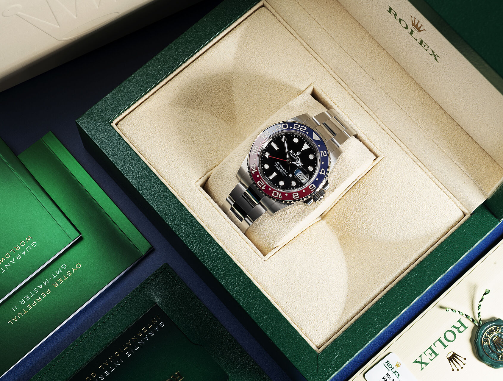 ref 126710BLRO | 126710BLRO - Box & Certificate | Rolex GMT-Master II