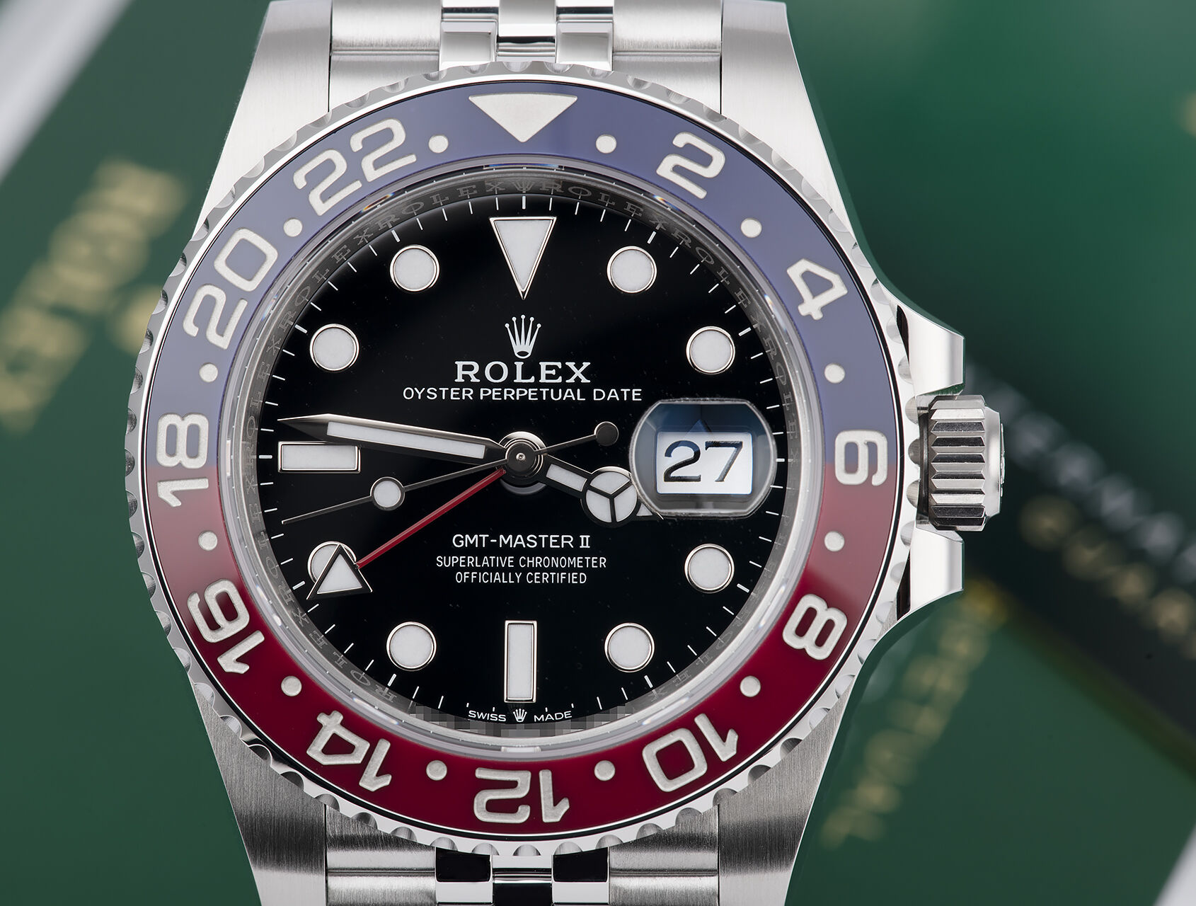 ref 126710BLRO | 126710BLRO - Box & Certificate | Rolex GMT-Master II