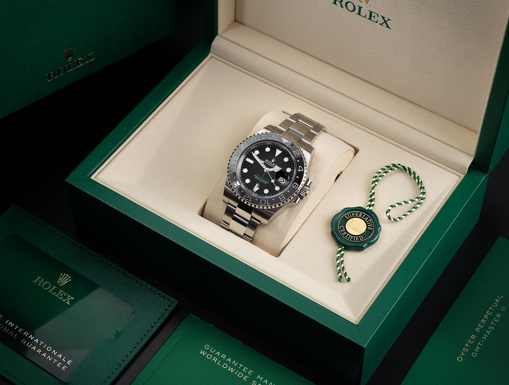 ref 126710GRNR | 126710GRNR - Bruce Wayne | Rolex GMT-Master II