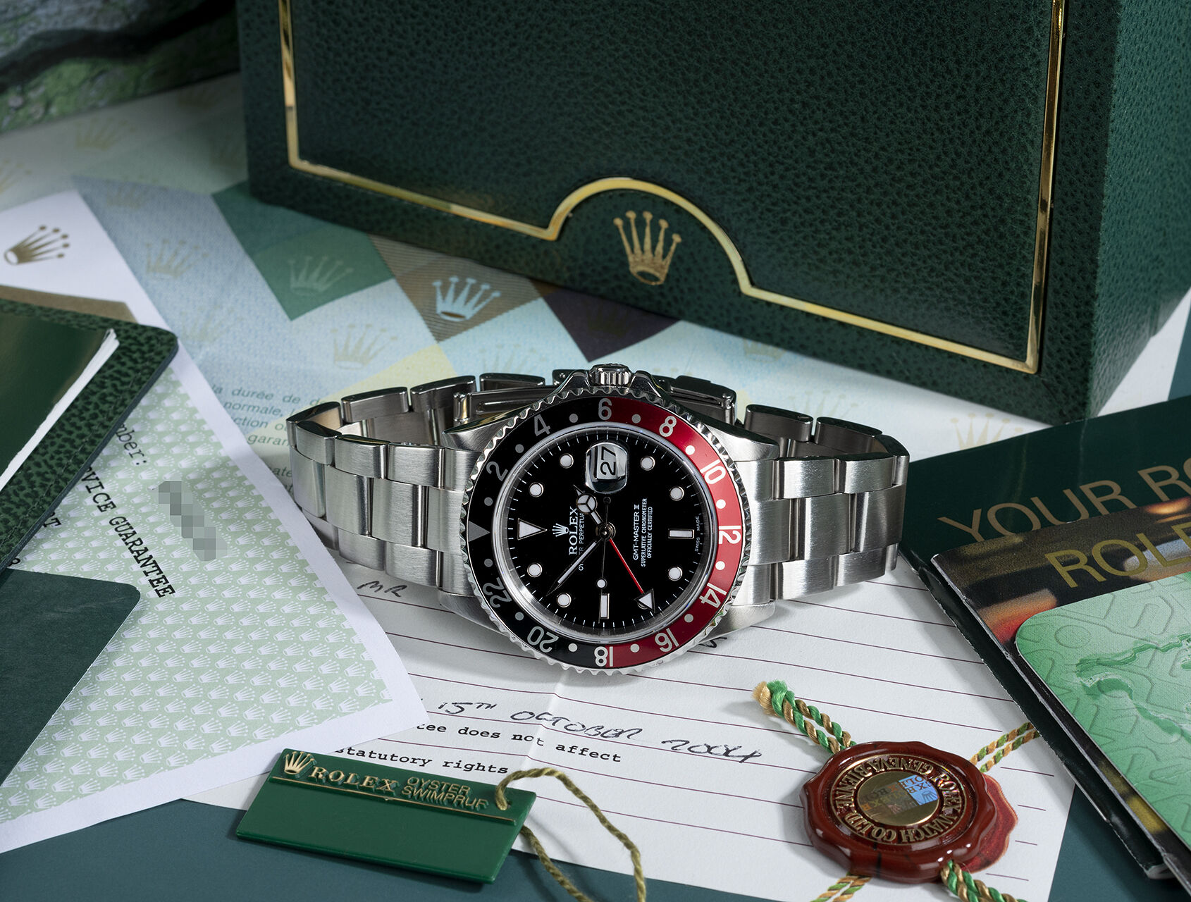 ref 16710 | 16710 - Box & Certificate | Rolex GMT-Master II