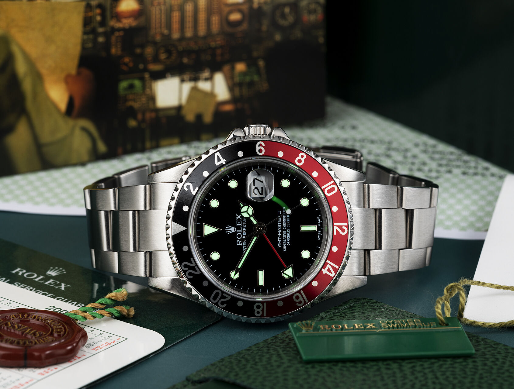 ref 16710 | 16710 - Box & Certificate | Rolex GMT-Master II