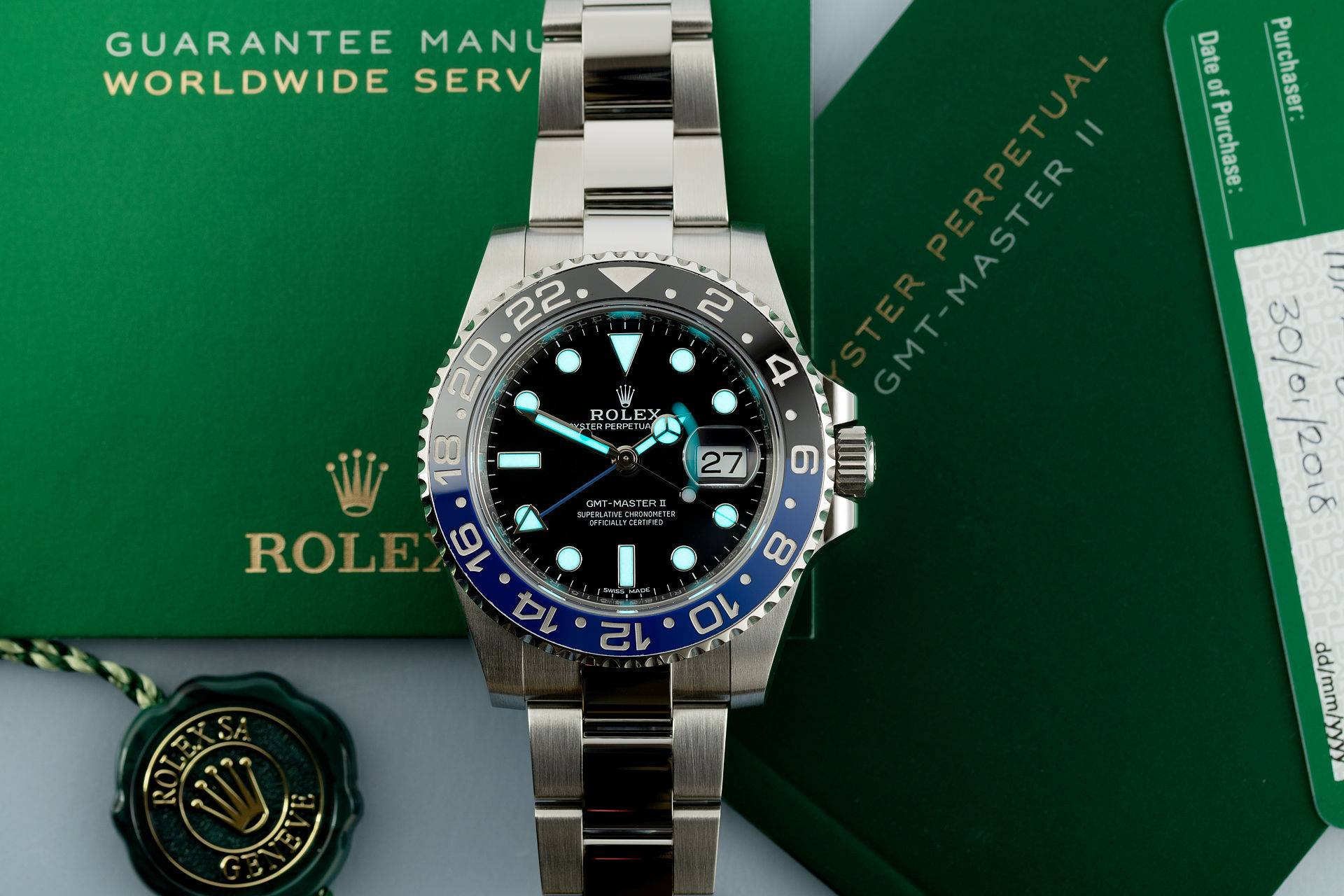 ref 116710BLNR | 5 Year Rolex Warranty  | Rolex GMT-Master II