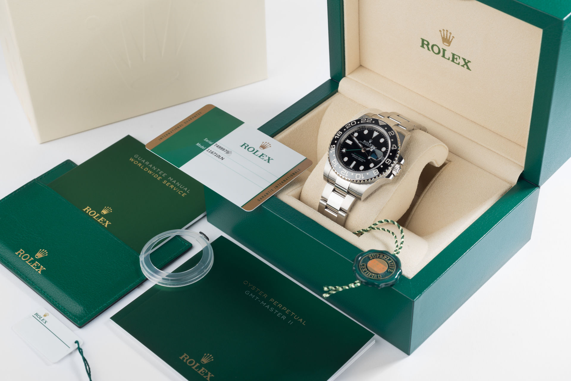 ref 116710LN | 5 Year Rolex Warranty | Rolex GMT-Master II