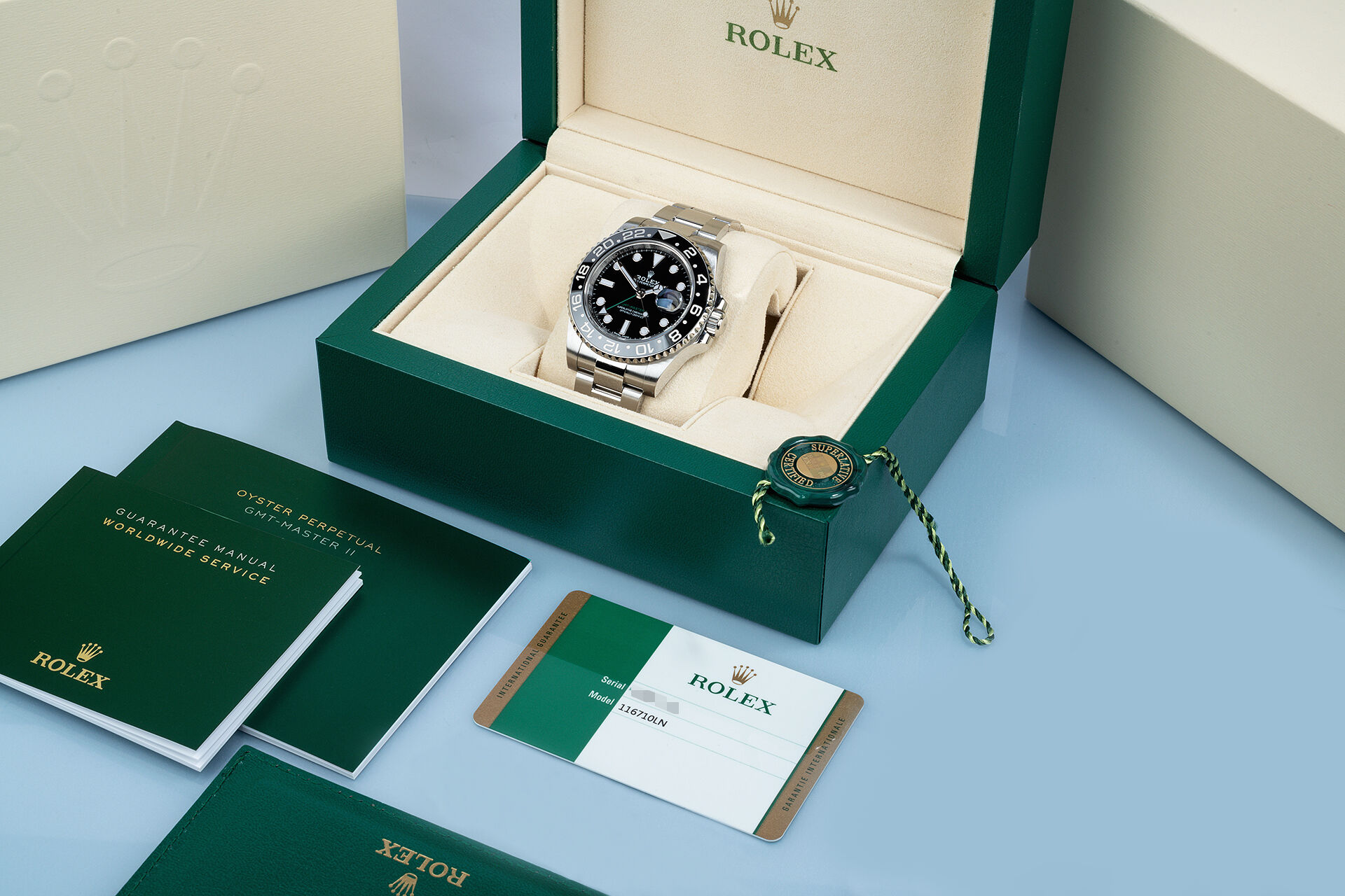 ref 116710LN | '5 Year Warranty' | Rolex GMT-Master II