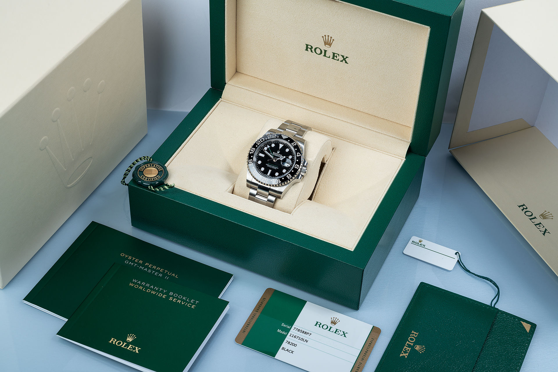 ref 116710LN | 5 Year Warranty 'Totally Complete' | Rolex GMT-Master II