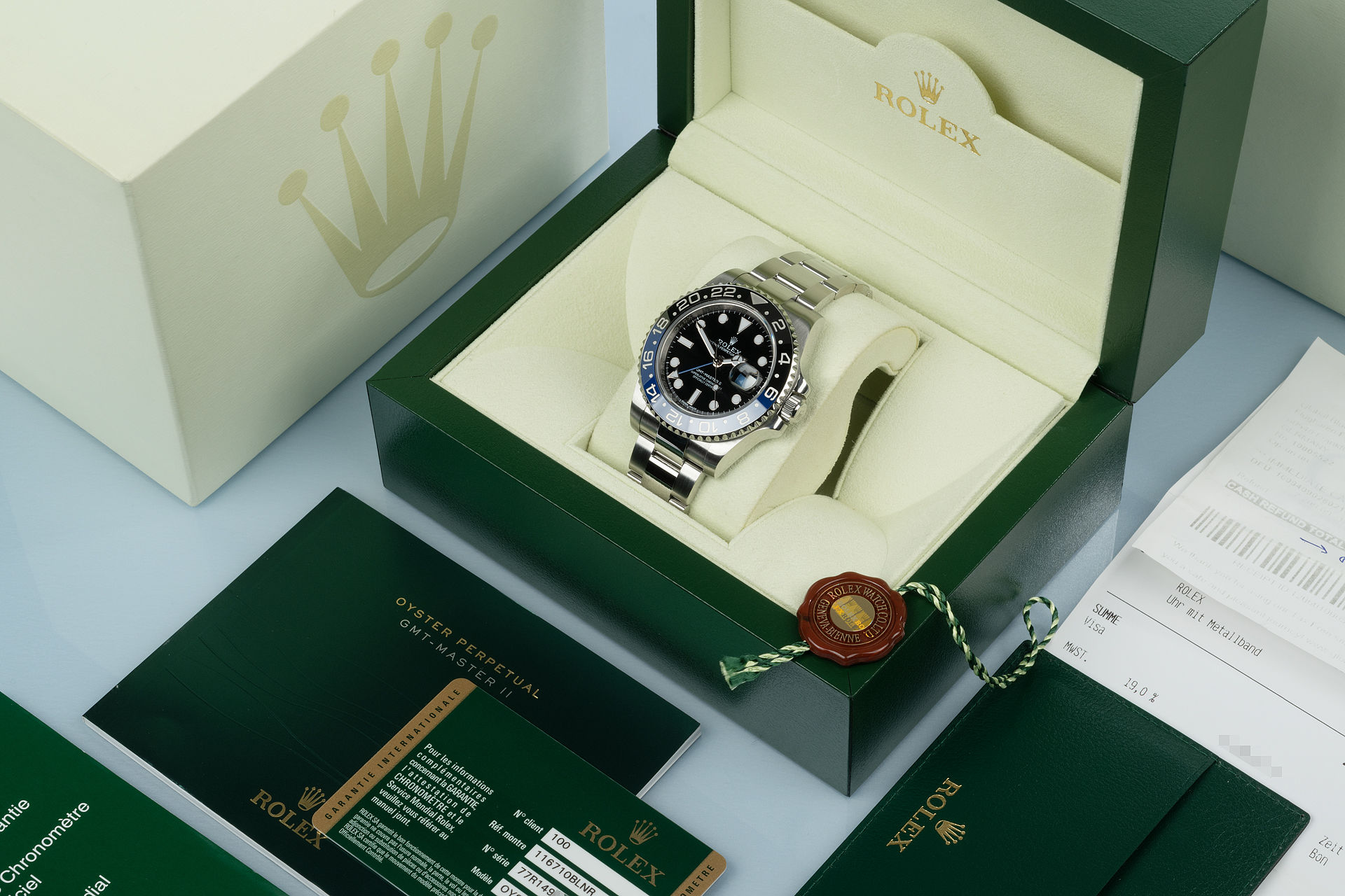 ref 116710BLNR | Batman 'Complete Set' | Rolex GMT-Master II