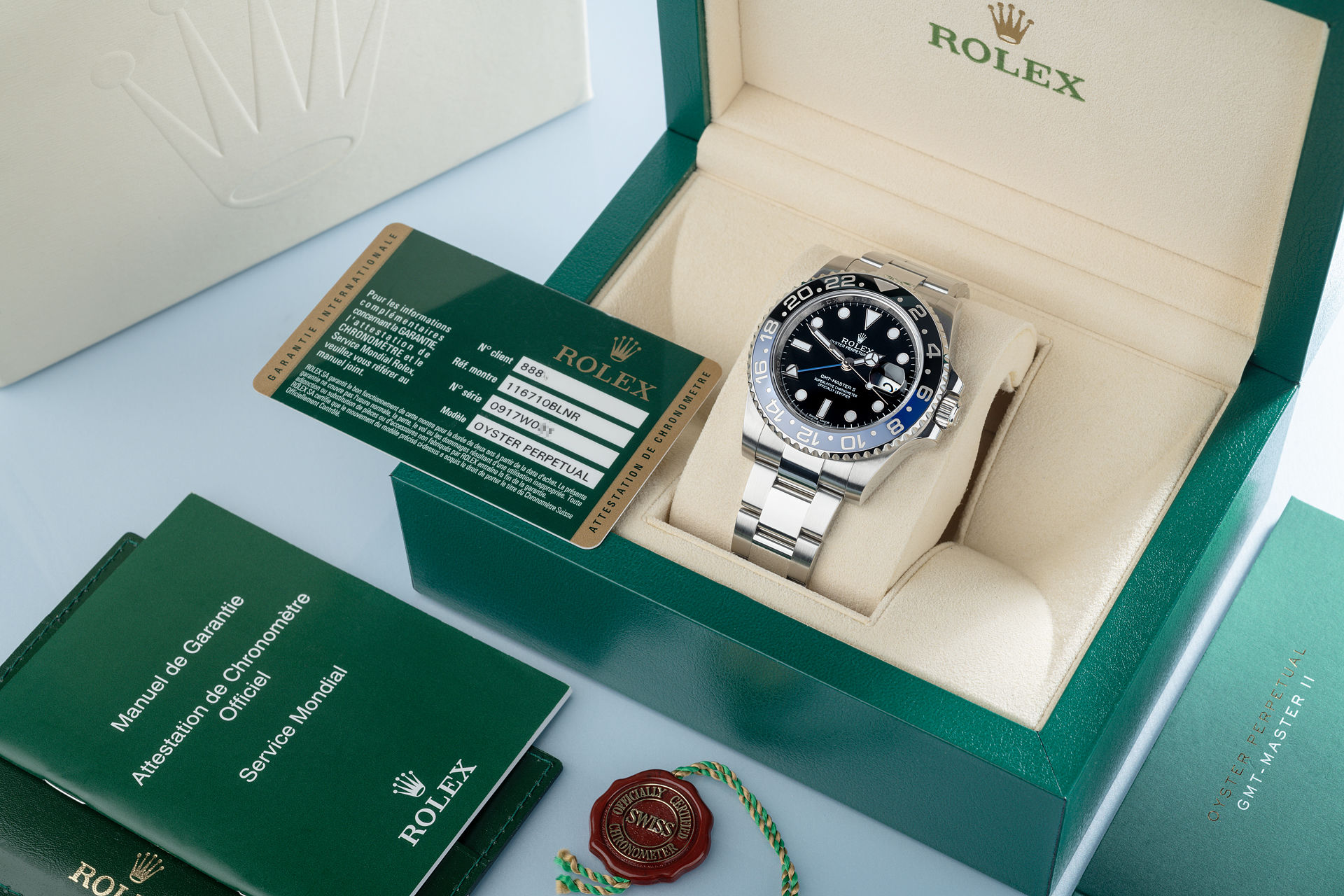 "Batman" Full Set | ref 116710BLNR | Rolex GMT-Master II