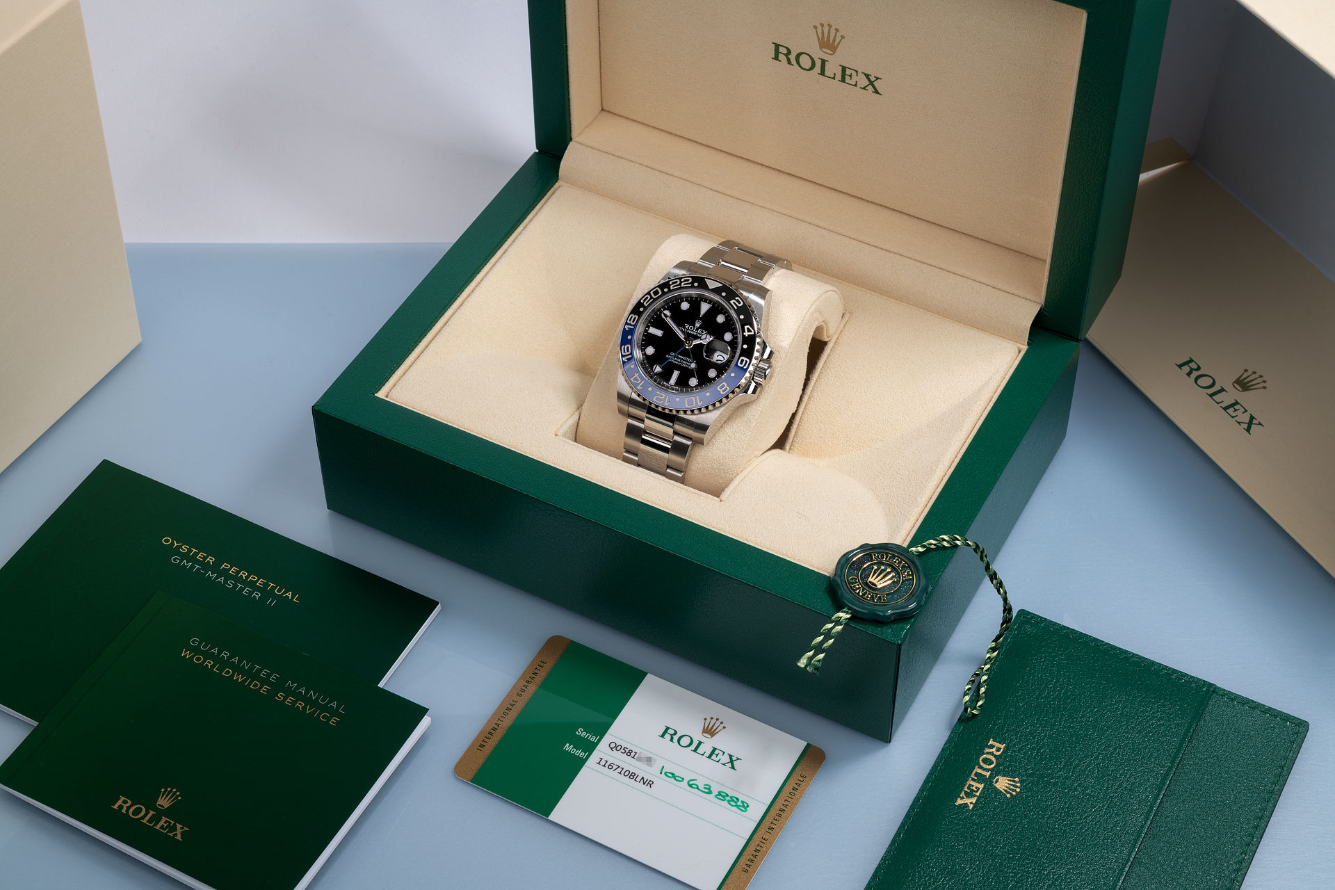 Batman "Rolex Warranty to 2023" | ref 116710BLNR | Rolex GMT-Master II