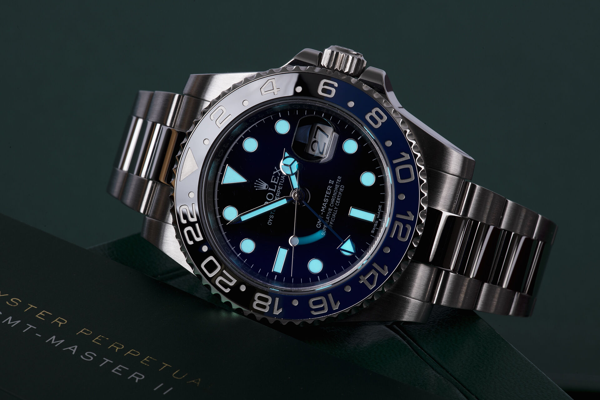 ref 116710BLNR | Box & Certificate | Rolex GMT-Master II