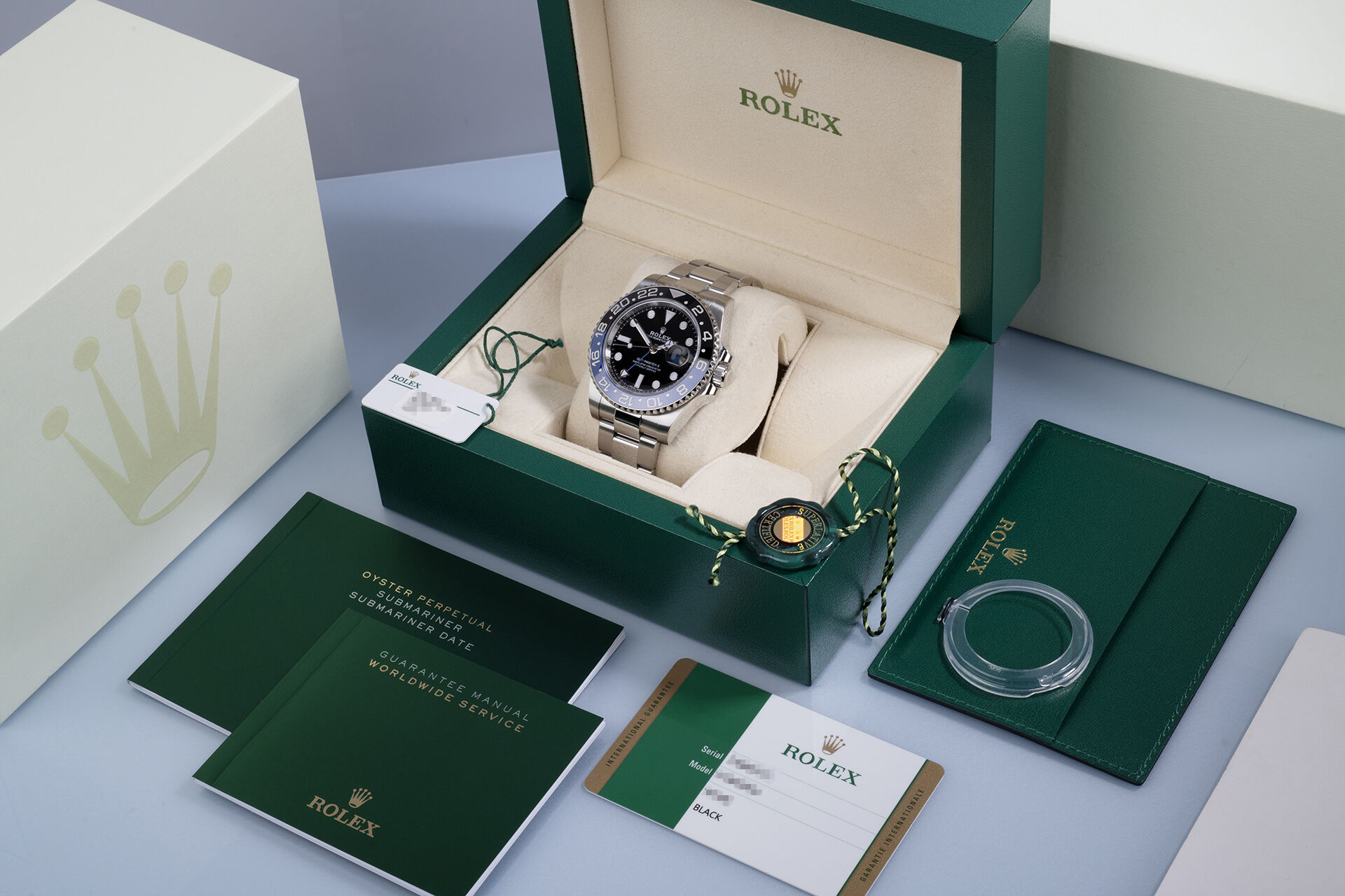 ref 116710BLNR | Box & Certificate | Rolex GMT-Master II