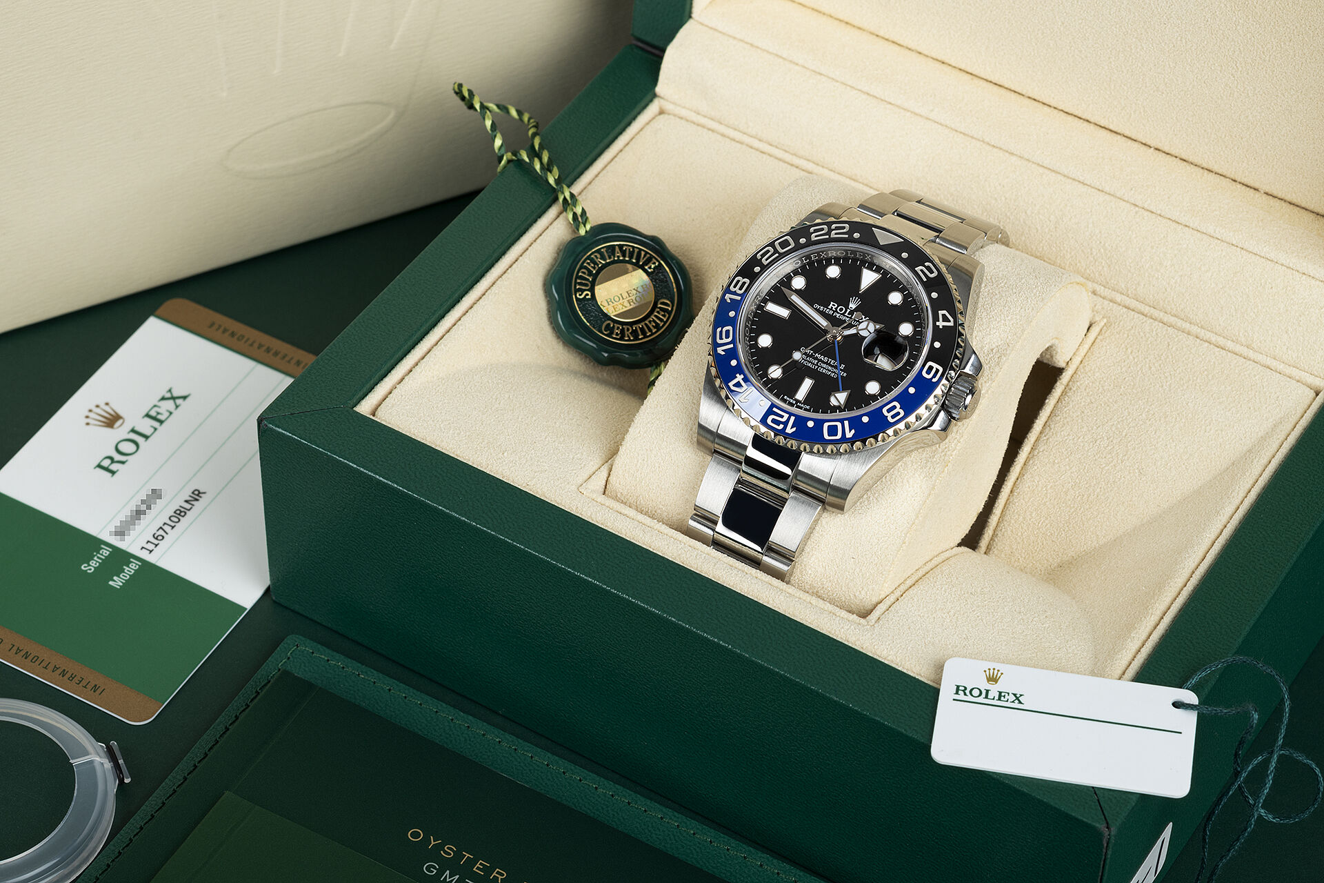 ref 116710BLNR | 1st Gen - Box & Certificate | Rolex GMT-Master II