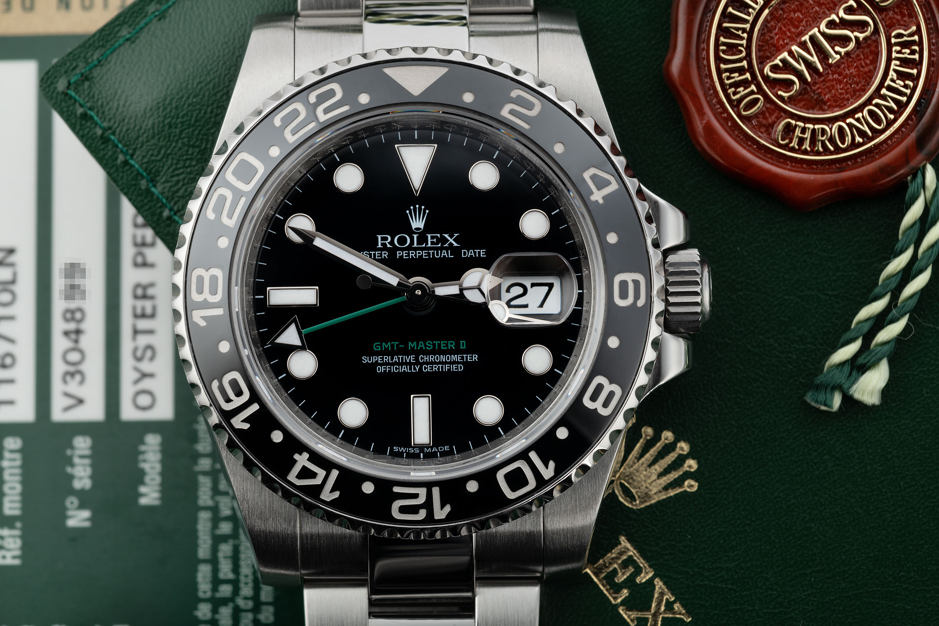 Box & Certificate | ref 116710LN | Rolex GMT-Master II