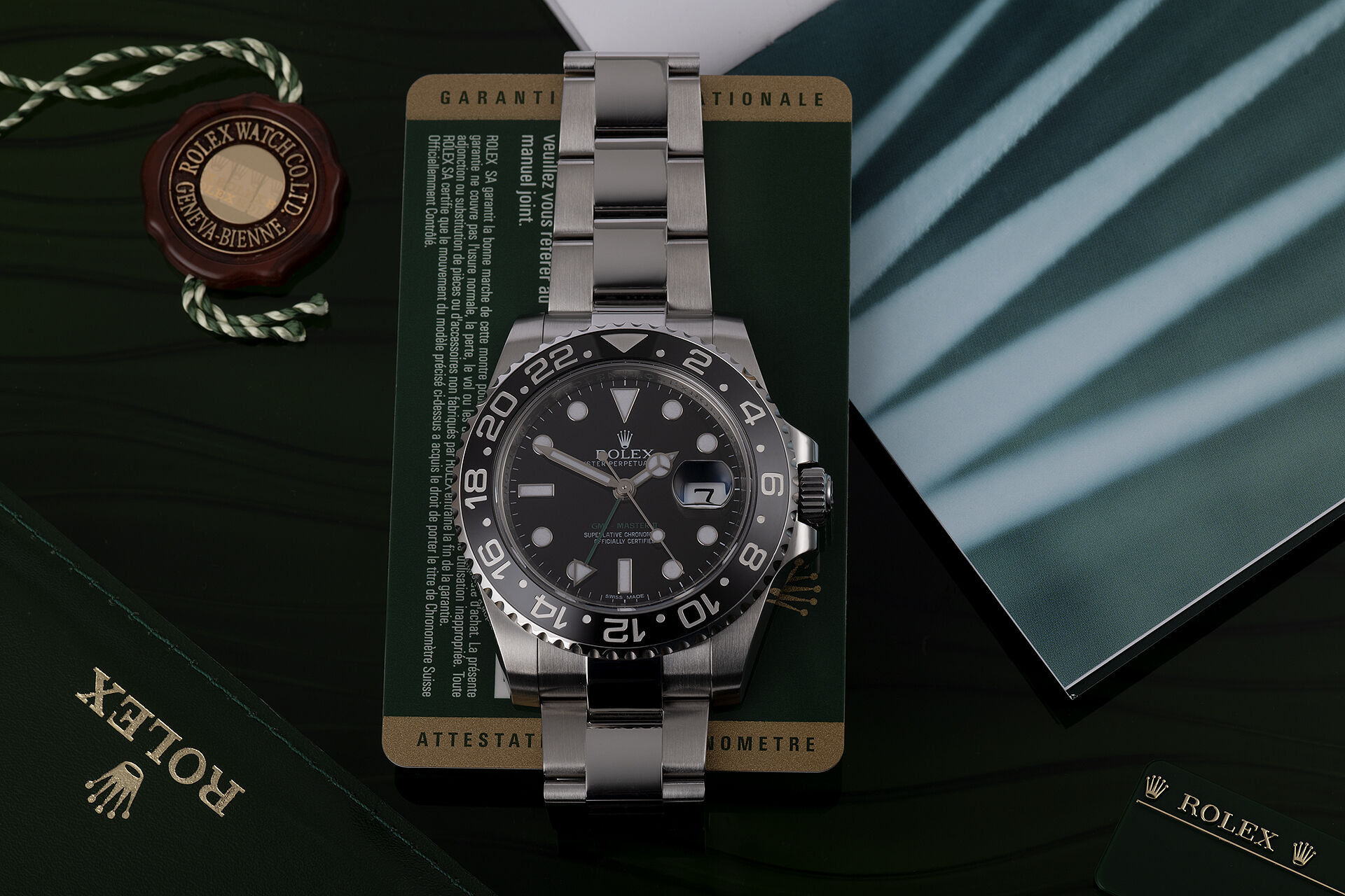 ref 116710LN | Box & Certificate | Rolex GMT-Master II