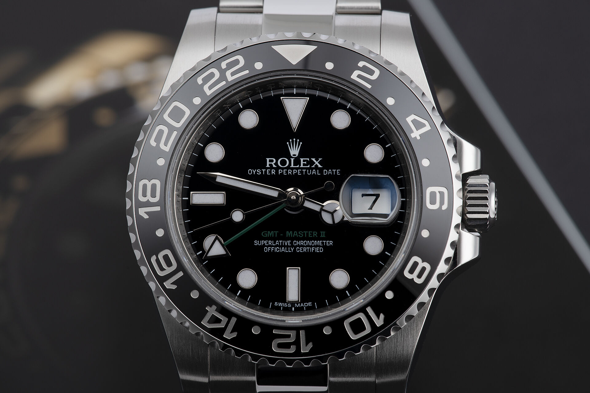 ref 116710LN | Box & Certificate | Rolex GMT-Master II