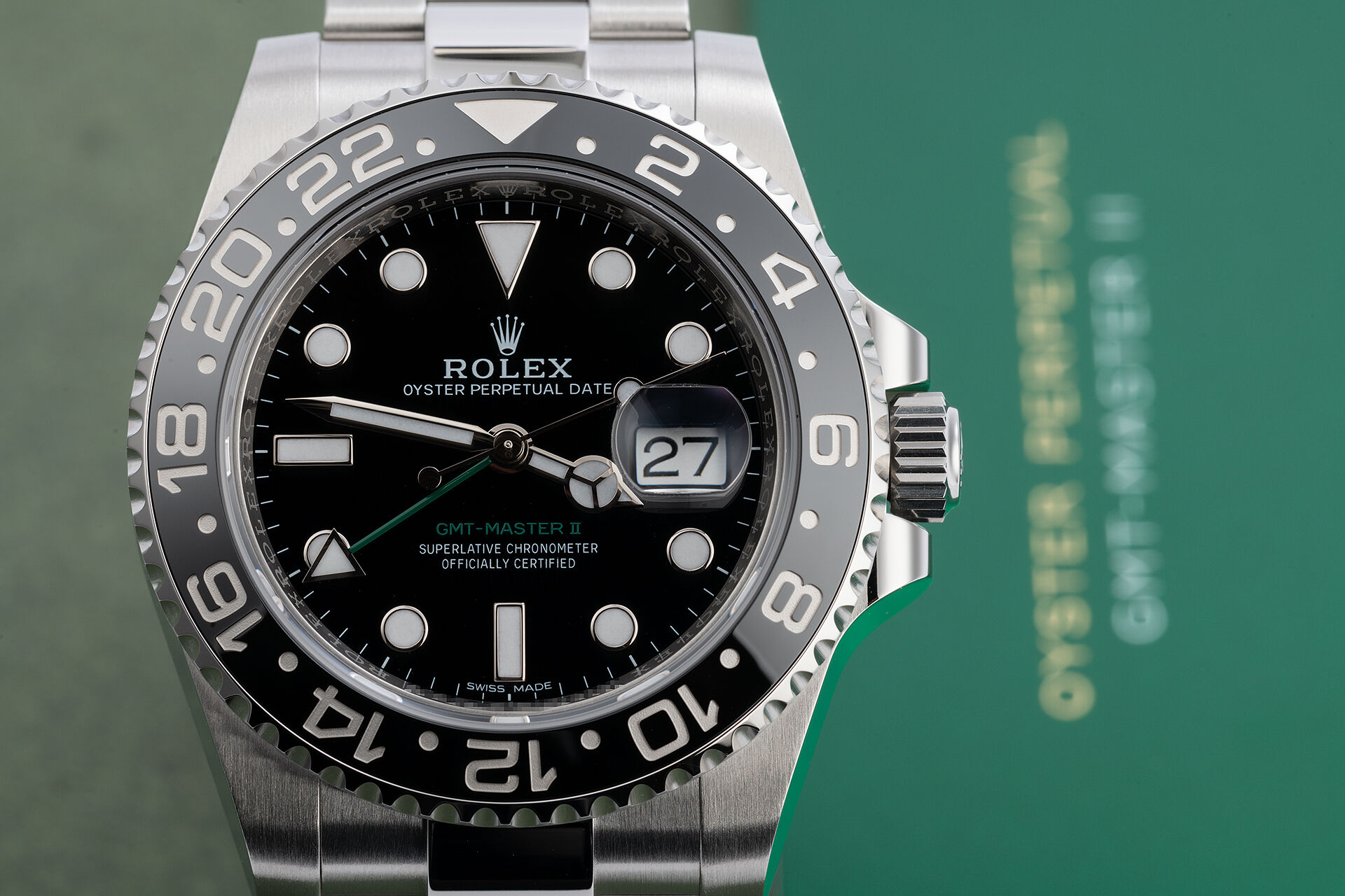 ref 116710LN | Box & Certificate | Rolex GMT-Master II