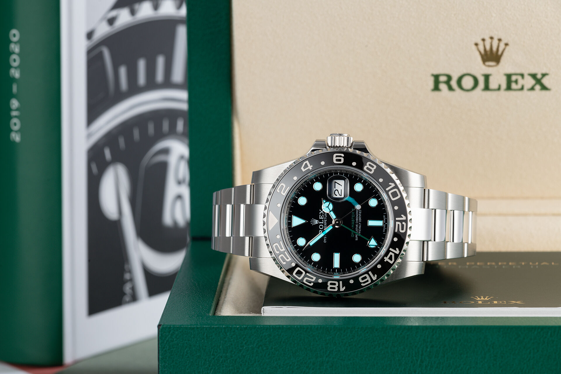 ref 116710LN | Box & Certificate | Rolex GMT-Master II