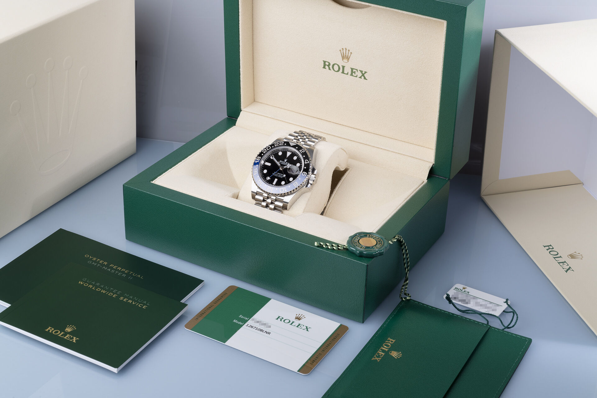 ref 126710BLNR | Box & Certificate | Rolex GMT-Master II