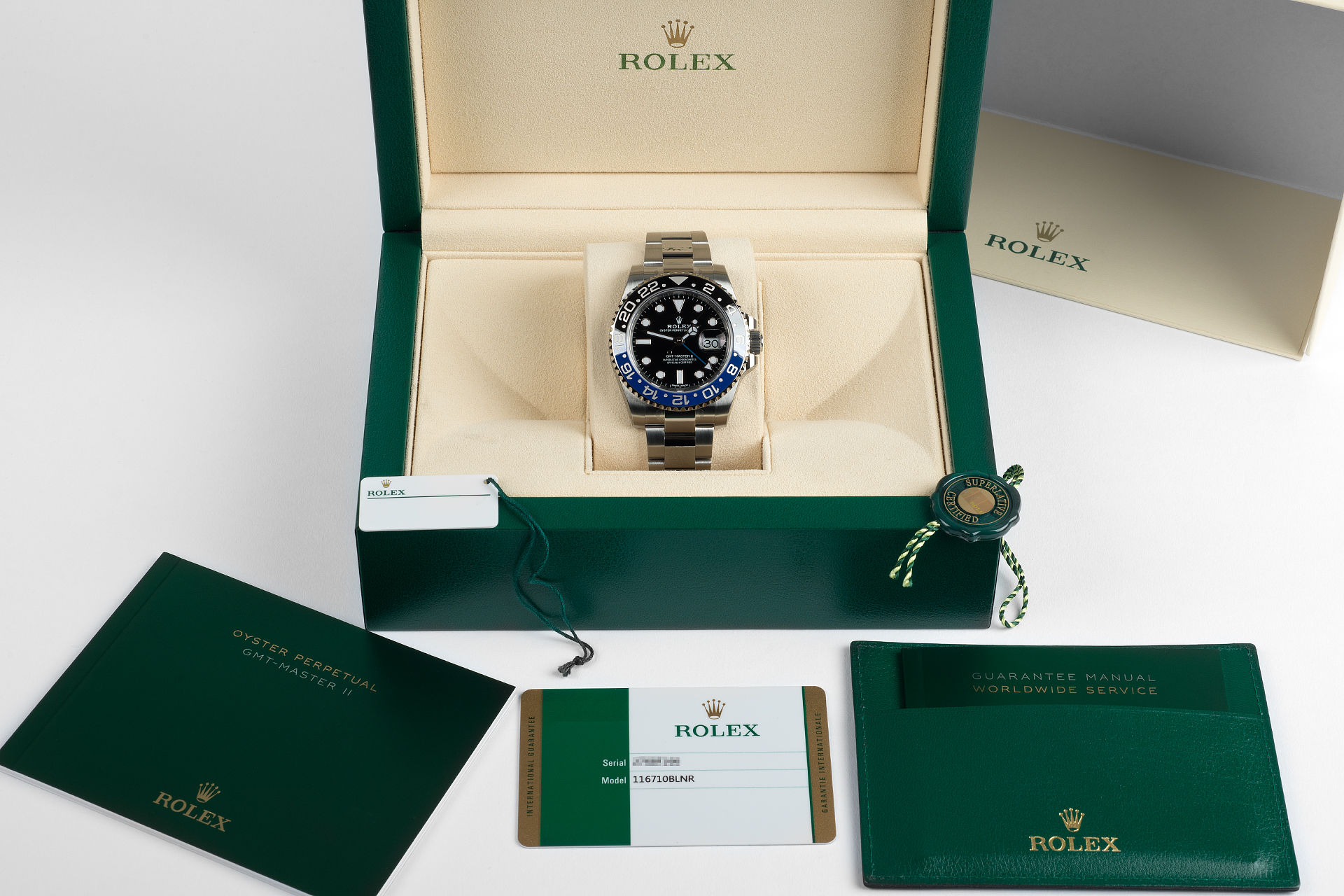 ref 116710BLNR | Brand New 2018 Batman | Rolex GMT-Master II