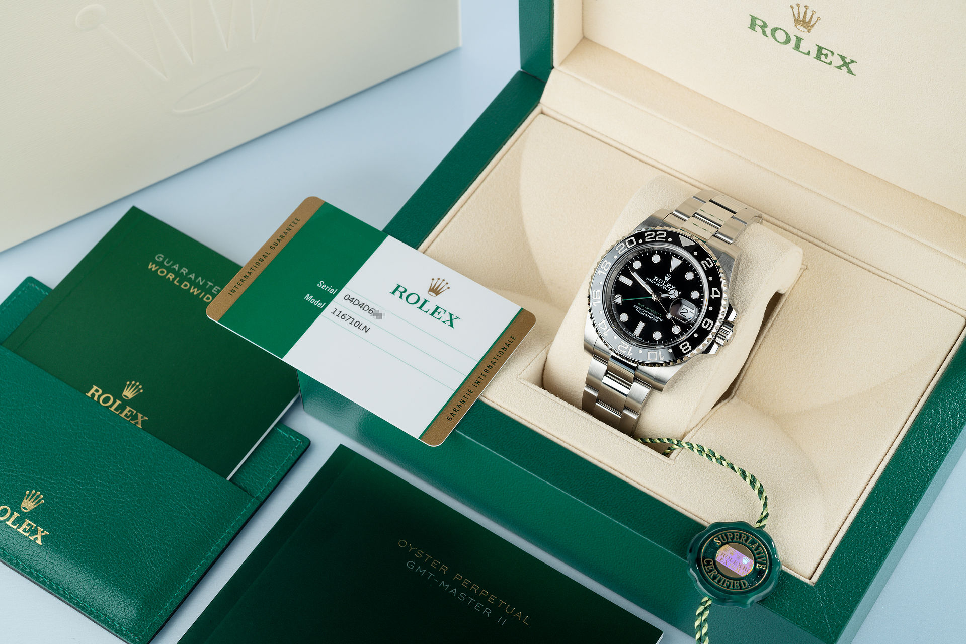 Brand New 5 Year Warranty | ref 116710LN | Rolex GMT-Master II
