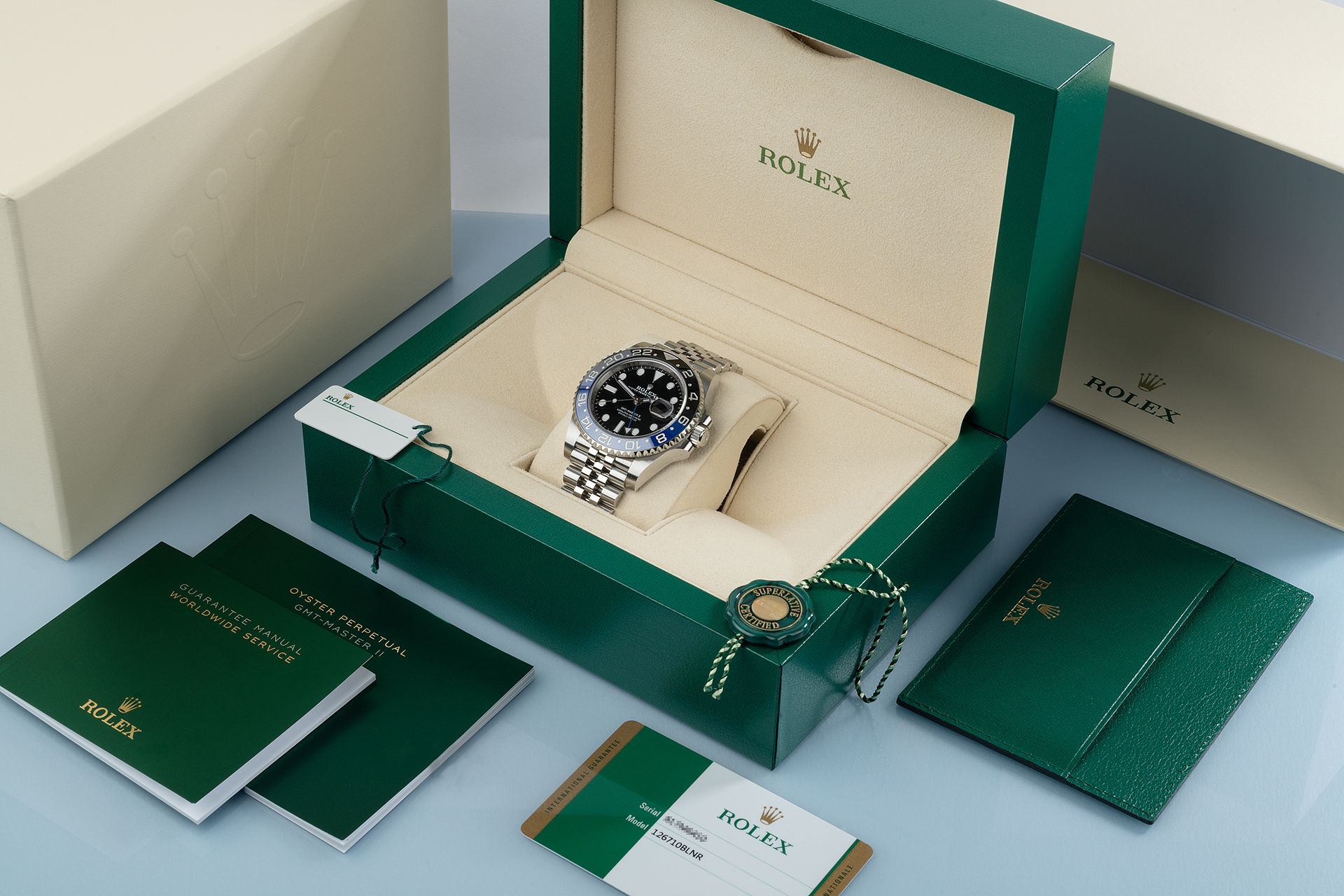 ref 126710BLNR | Brand New 'Batman Jubilee' | Rolex GMT-Master II