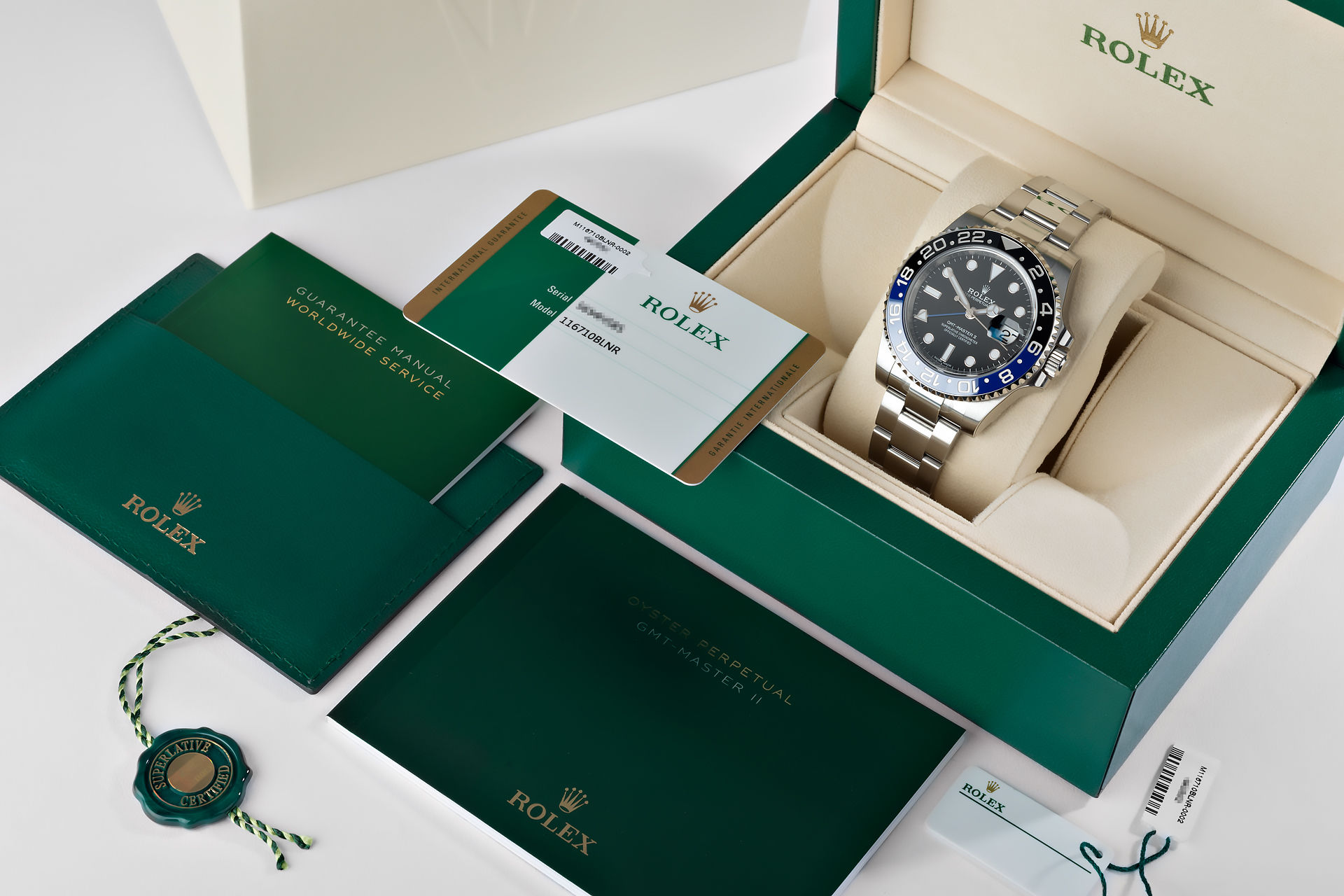 ref 116710BLNR | Brand New 'Batman' | Rolex GMT-Master II