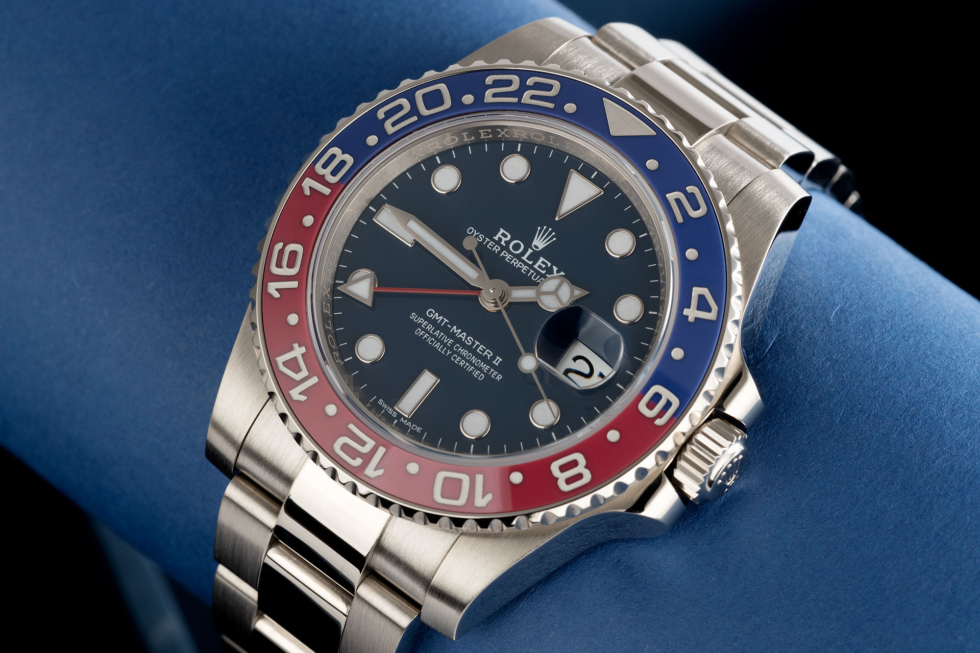 Brand New "Full Set" White Gold | ref 116719BLRO | Rolex GMT-Master II