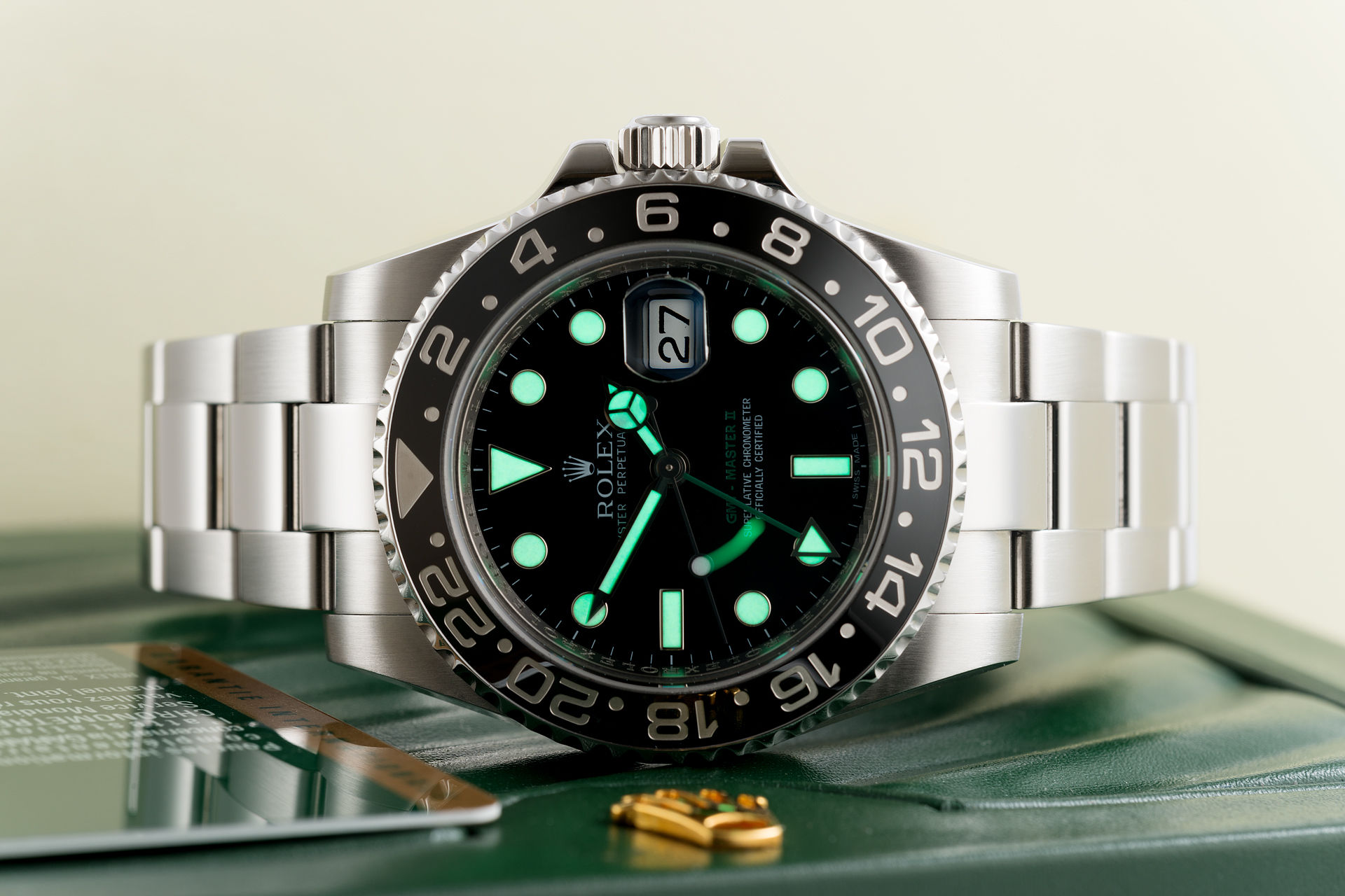 ref 116710LN | Ceramic Bezel | Rolex GMT-Master II