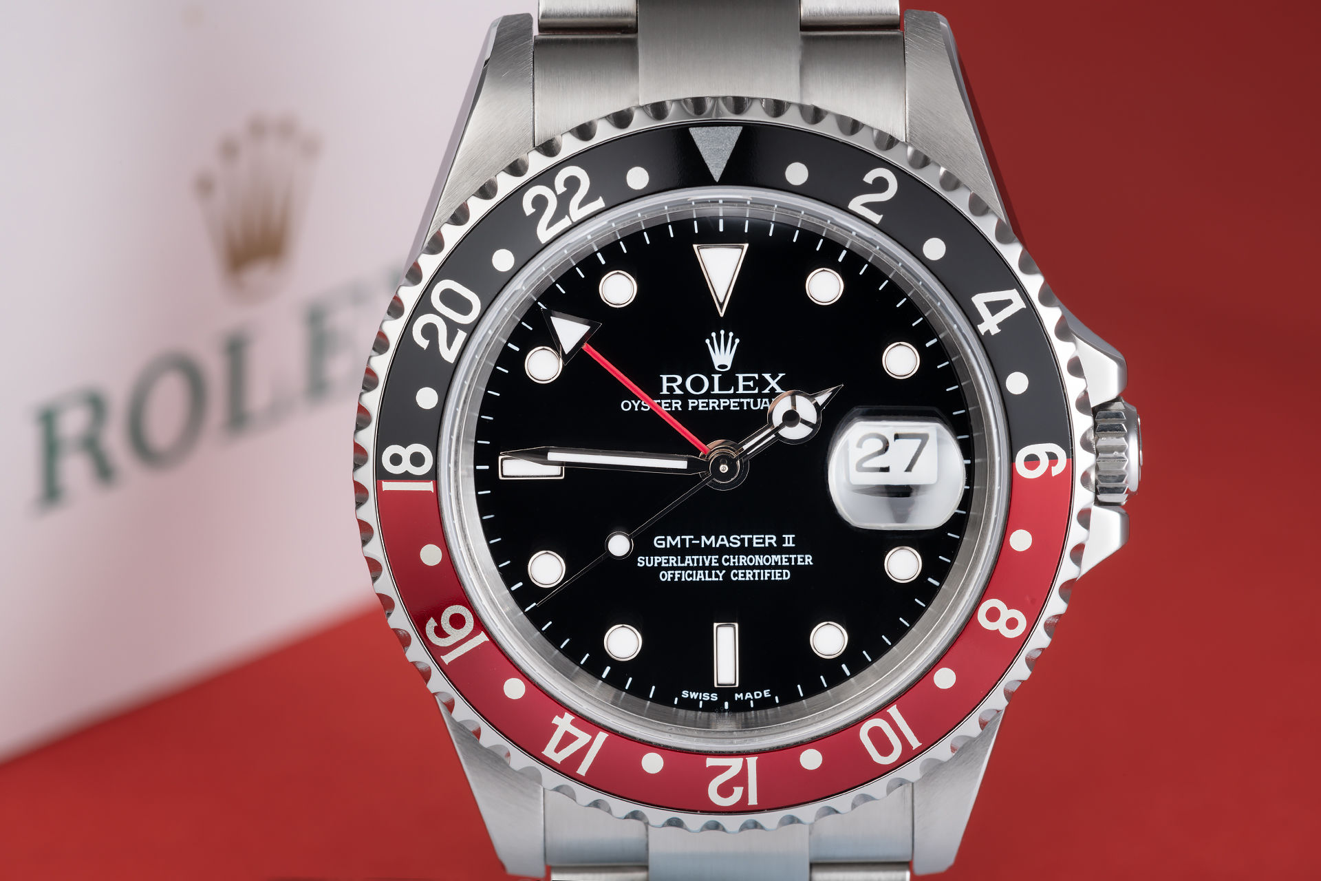 ref 16710 | 'Coke Bezel' Box & Papers | Rolex GMT-Master II