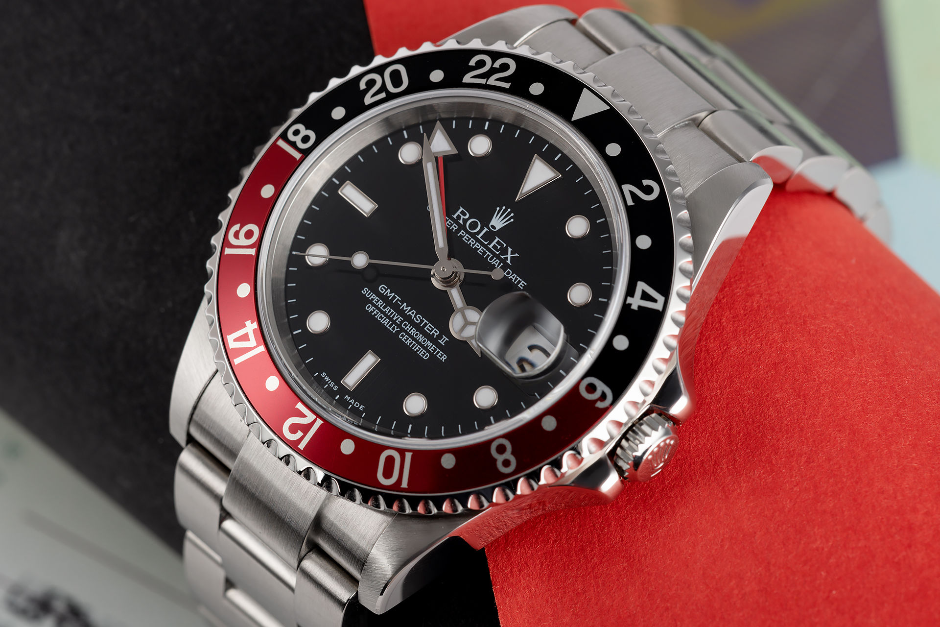 ref 16710 | 'Coke Bezel' Box & Papers | Rolex GMT-Master II