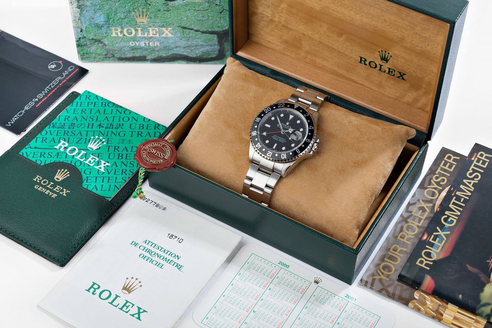 ref 16710 | Complete Set 'All Black' | Rolex GMT-Master II