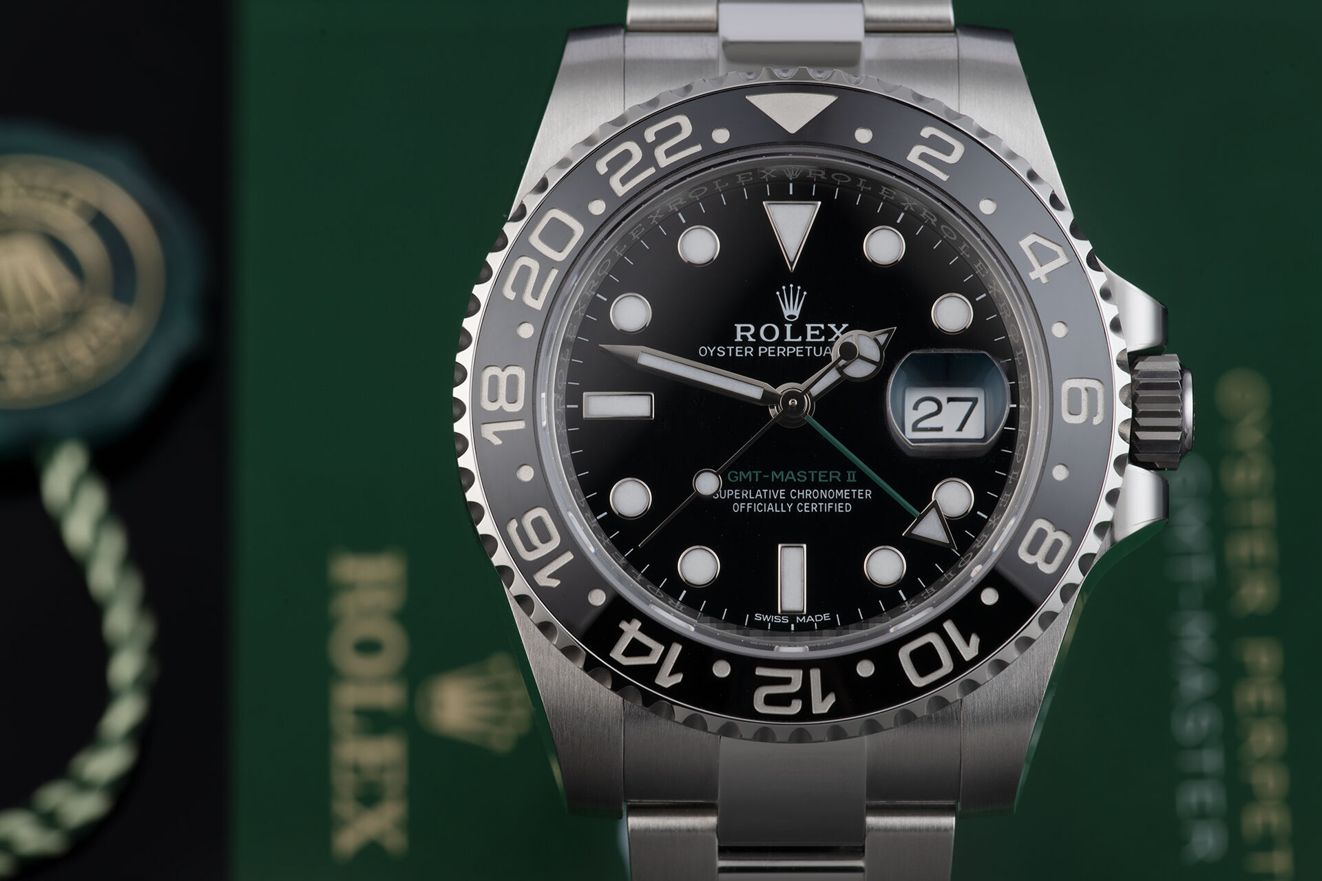 ref 116710LN | Rolex Warranty to 2024 | Rolex GMT-Master II