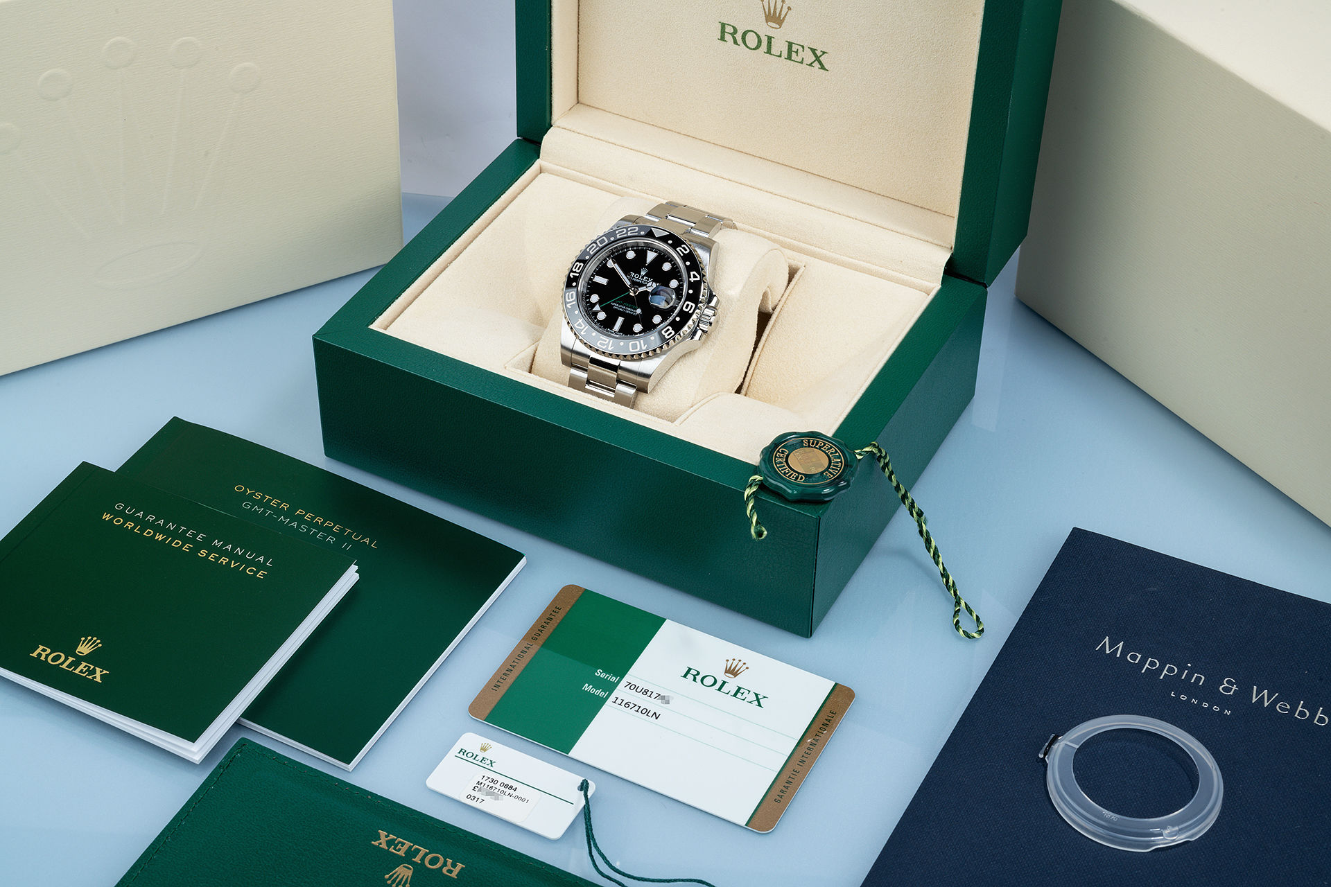 ref 116710LN | Cerachrom 'Five Year Warranty' | Rolex GMT-Master II