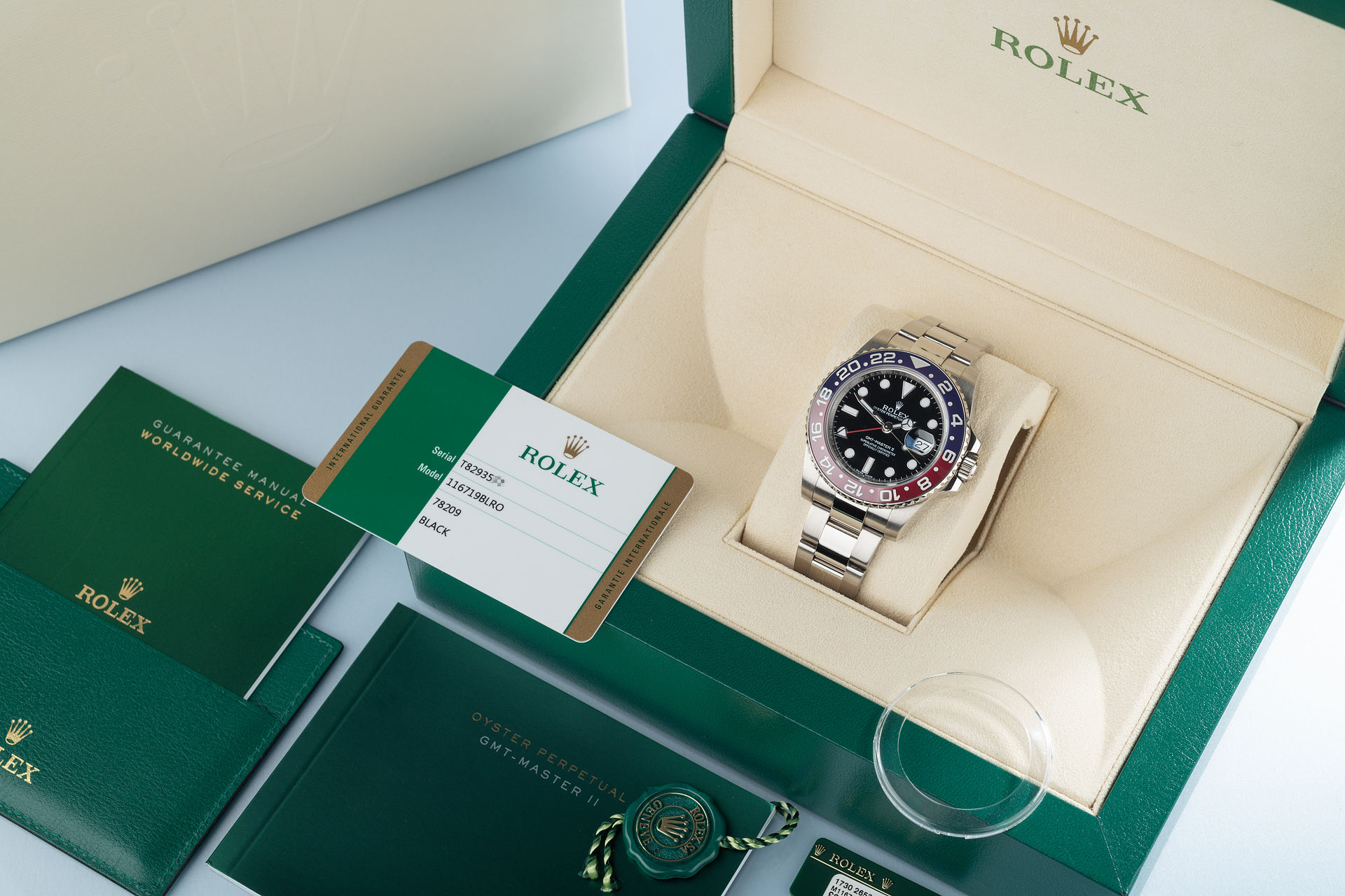 ref 116719BLRO | 'Full Set' Pepsi | Rolex GMT-Master II