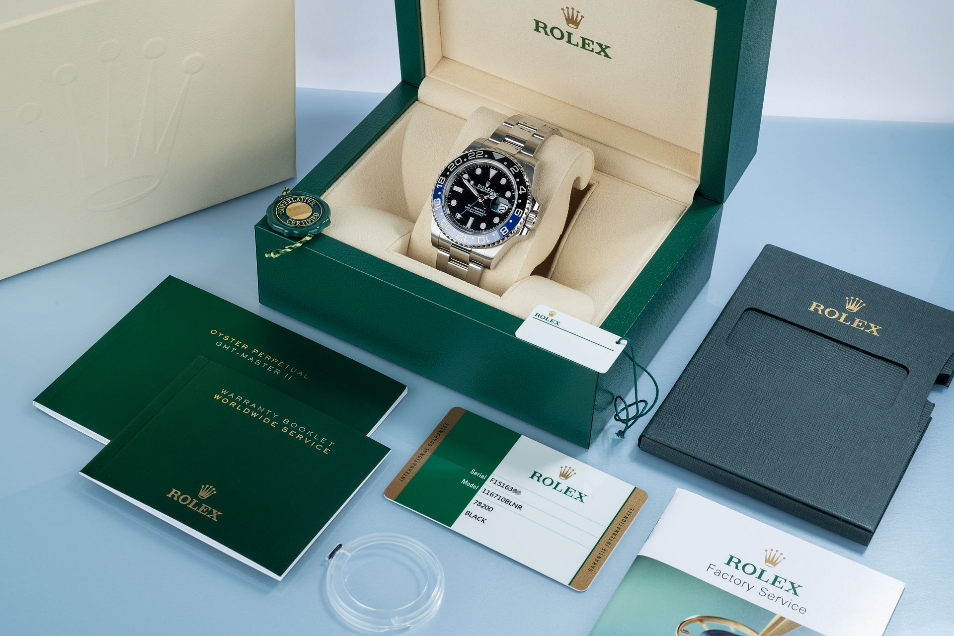 ref 116710BLNR | Full Set 'Rolex Warranty to 2021' | Rolex GMT-Master II