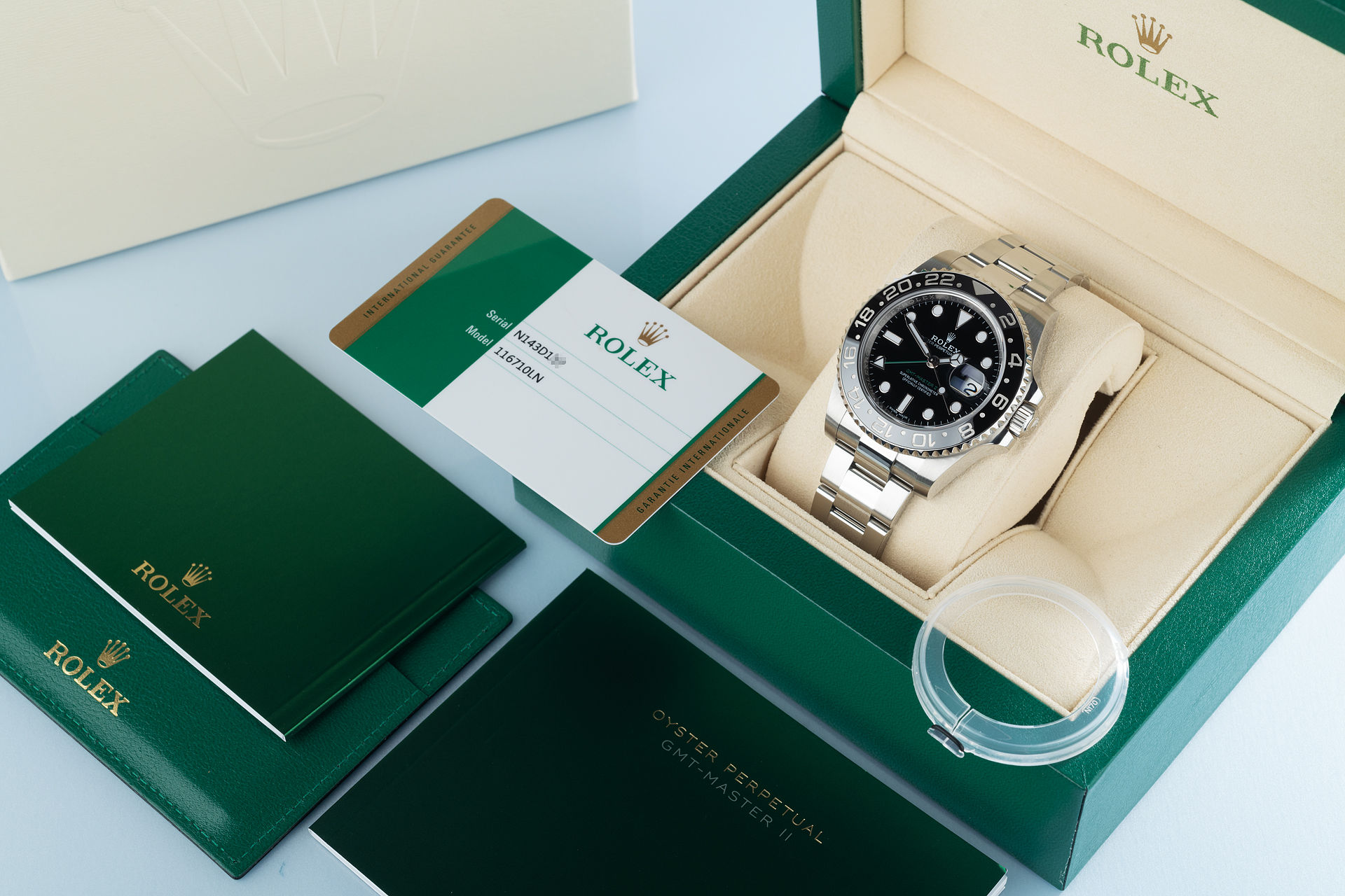 Full Set "Rolex Warranty to 2023" | ref 116710LN | Rolex GMT-Master II