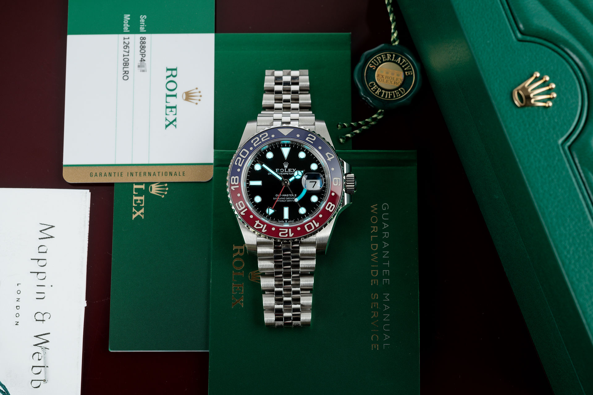 ref 126710BLRO | Full Set 'Unworn' | Rolex GMT-Master II