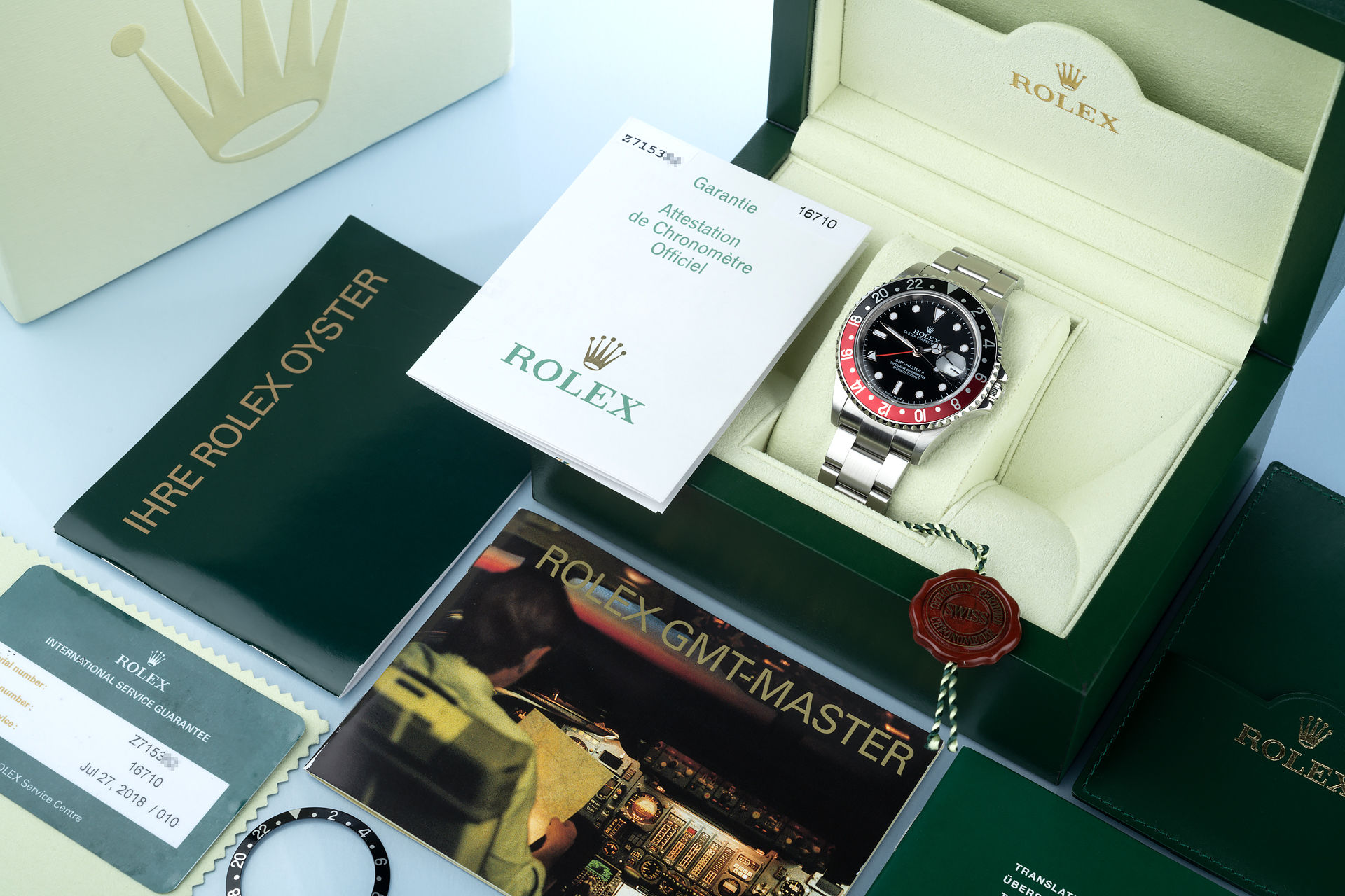 ref 16710 | Full Set 'Z Series' | Rolex GMT-Master II