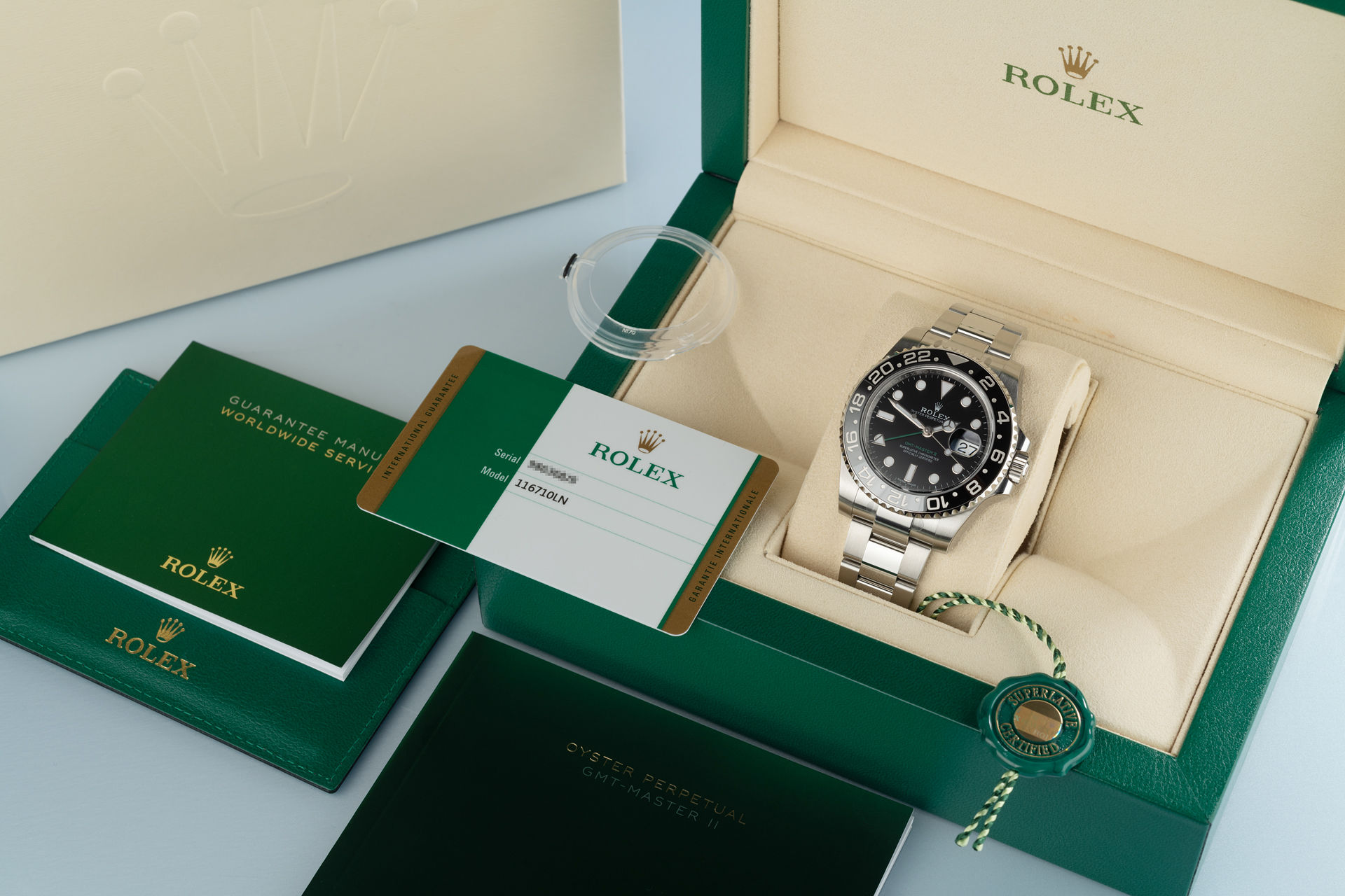 ref 116710LN | Fully Stickered '5 Year Warranty' | Rolex GMT-Master II