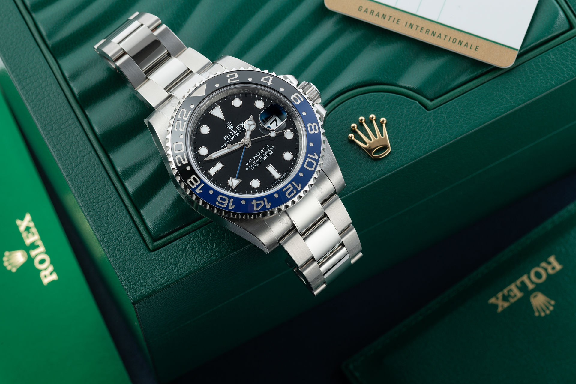 ref 116710BLNR | Fully Stickered 'Batman' | Rolex GMT-Master II