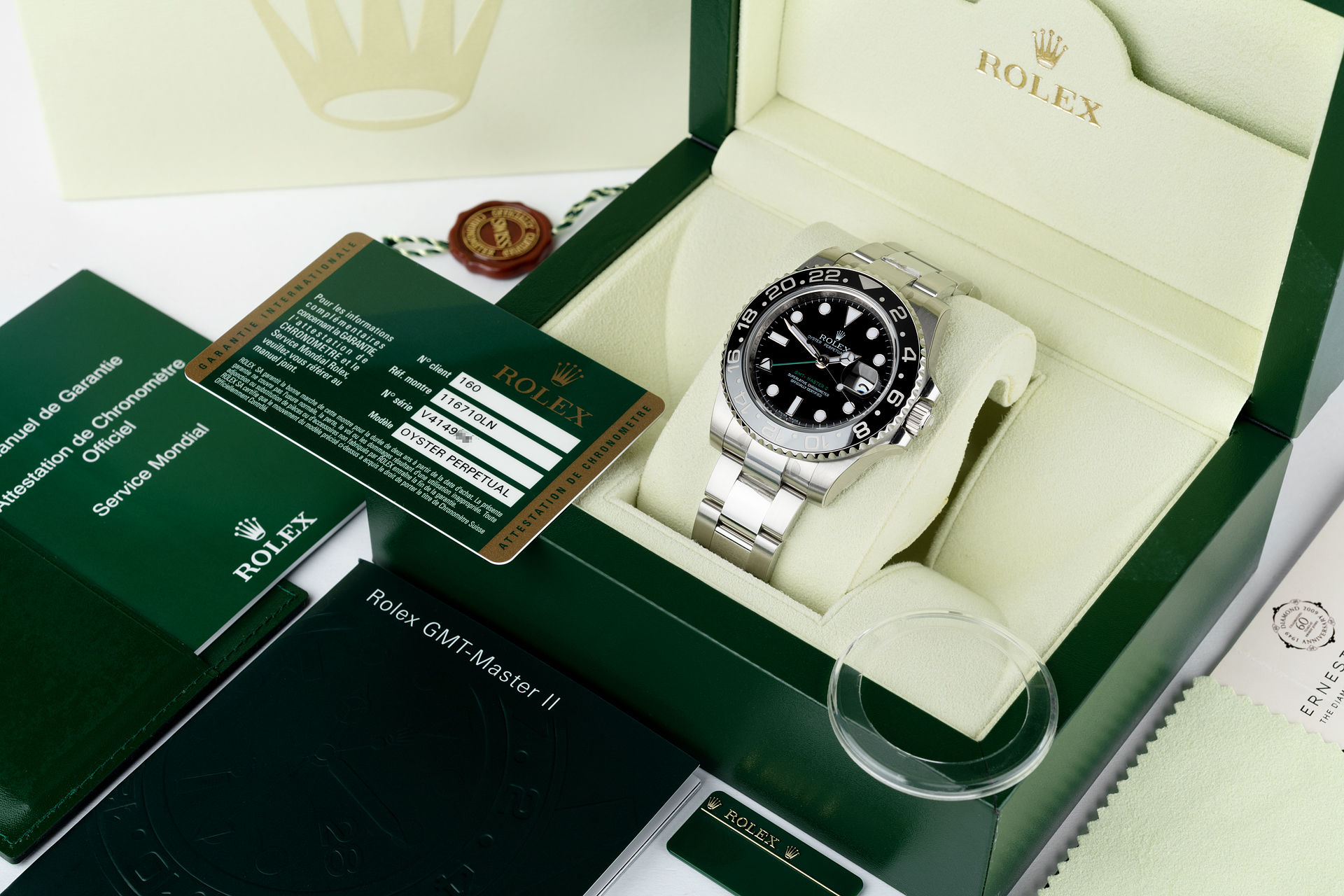 ref 116710LN | Fully Stickered 'First Series' | Rolex GMT-Master II