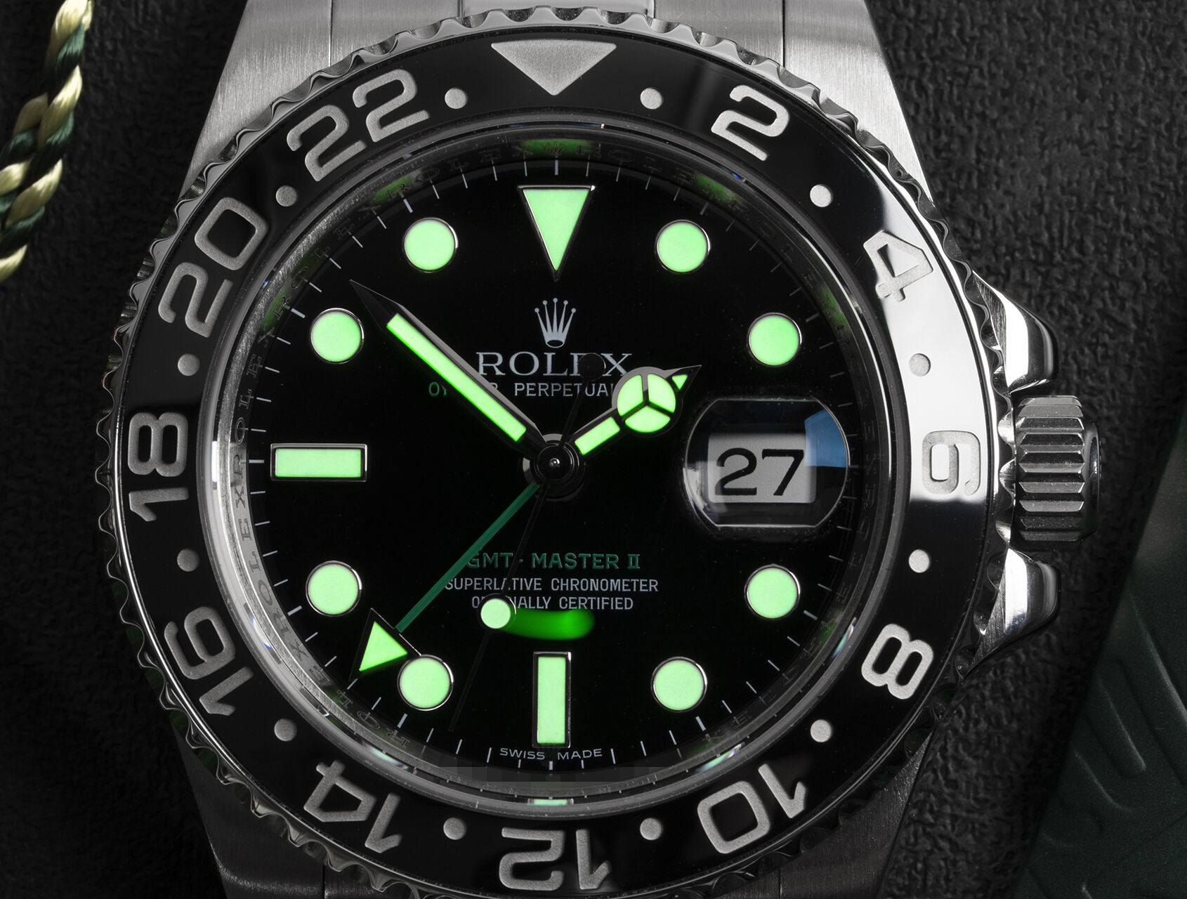 ref 116710LN | 116710LN - Box & Certificate | Rolex GMT-Master II