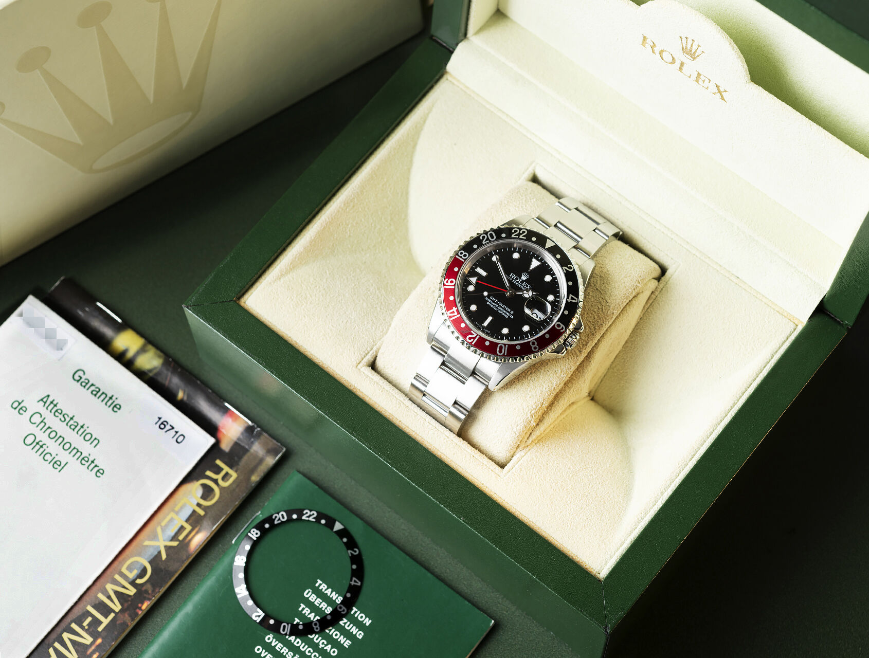 ref 16710 | 16710 - Box & Papers | Rolex GMT-Master II