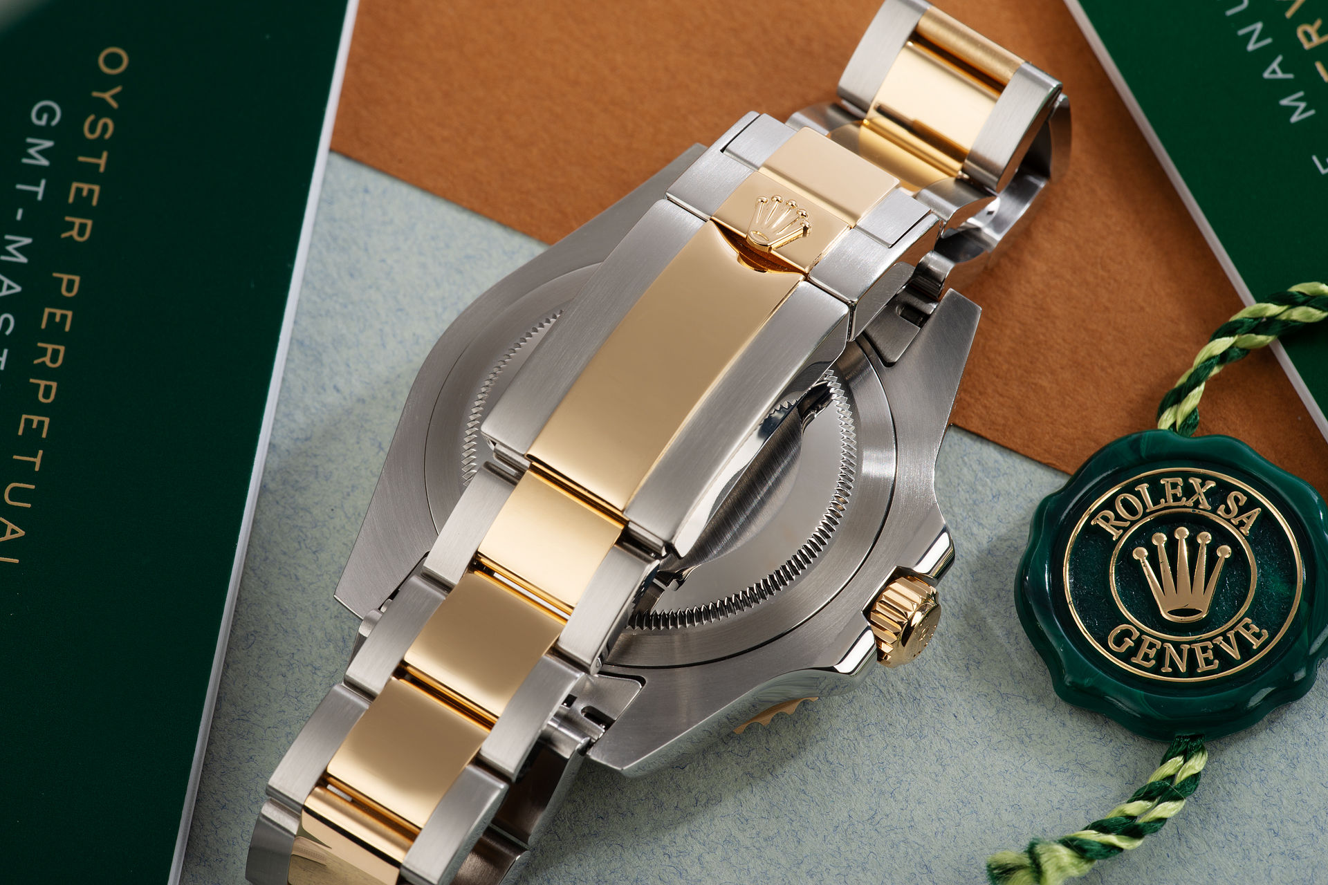 ref 116713LN | Gold & Steel 'Rolex Warranty' | Rolex GMT-Master II